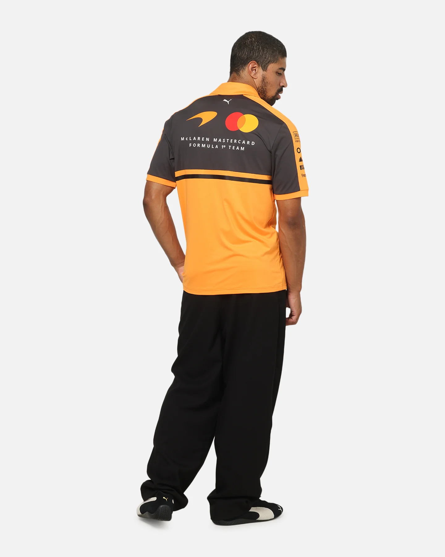 Puma X Mclaren F1 Team Replica Polo Shirt Papaya - Image 2