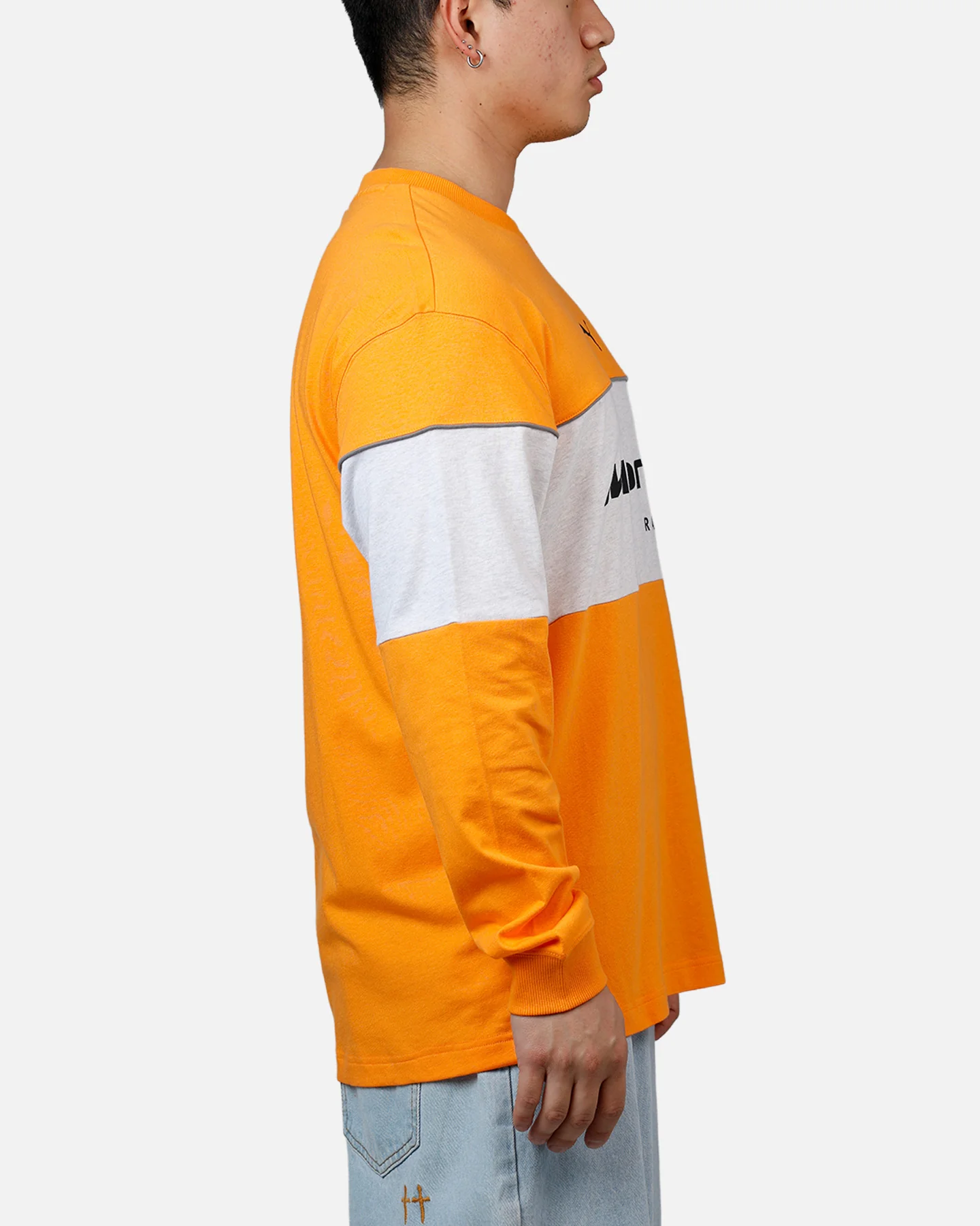 Puma X Mclaren Long Sleeve T-Shirt Papaya - Image 4