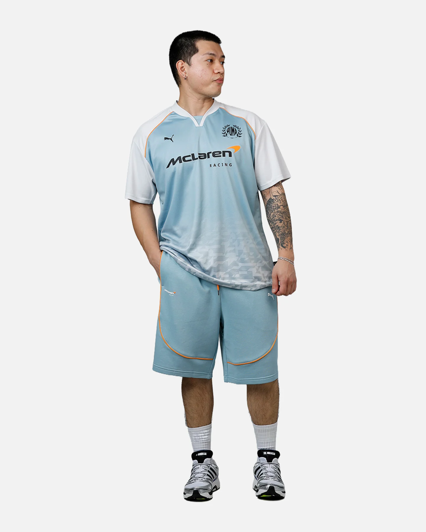Puma X Mclaren Shorts Seafoam - Image 2