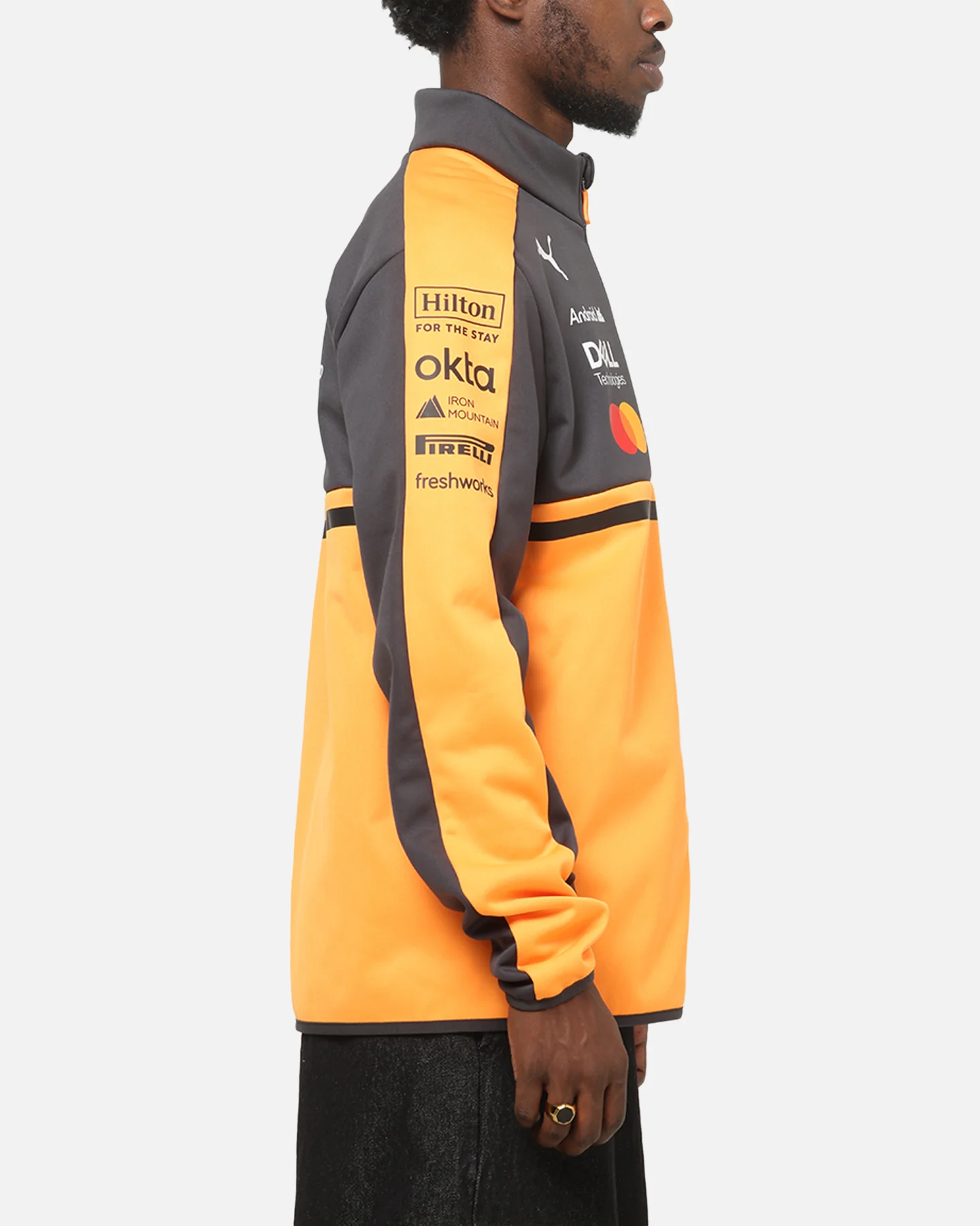 Puma X Mclaren Softshell Jacket Papaya - Image 5