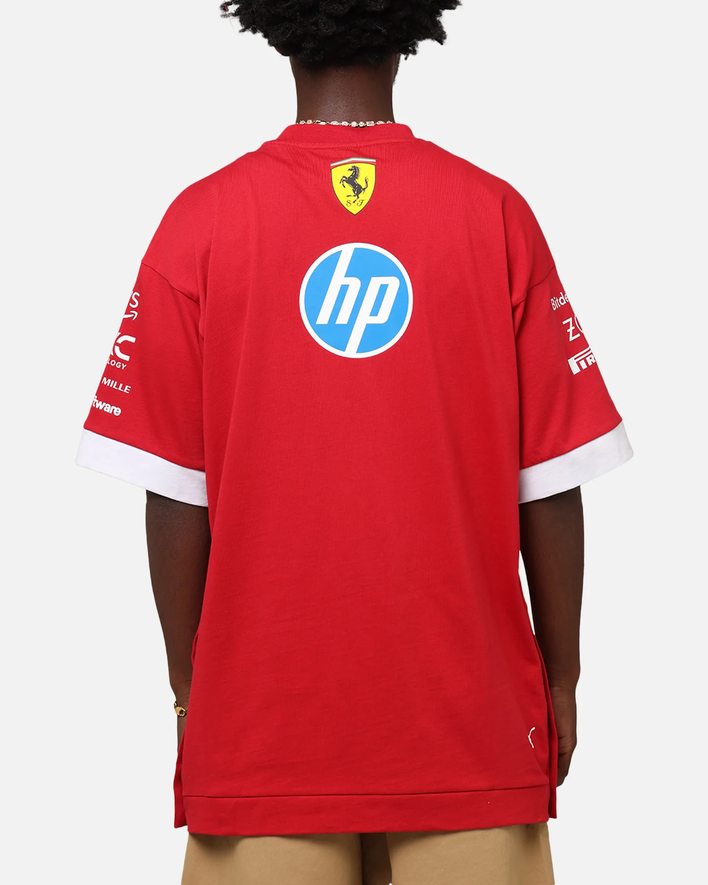 Puma X Scuderia Ferrari Drivers T-Shirt Cherry - Image 2