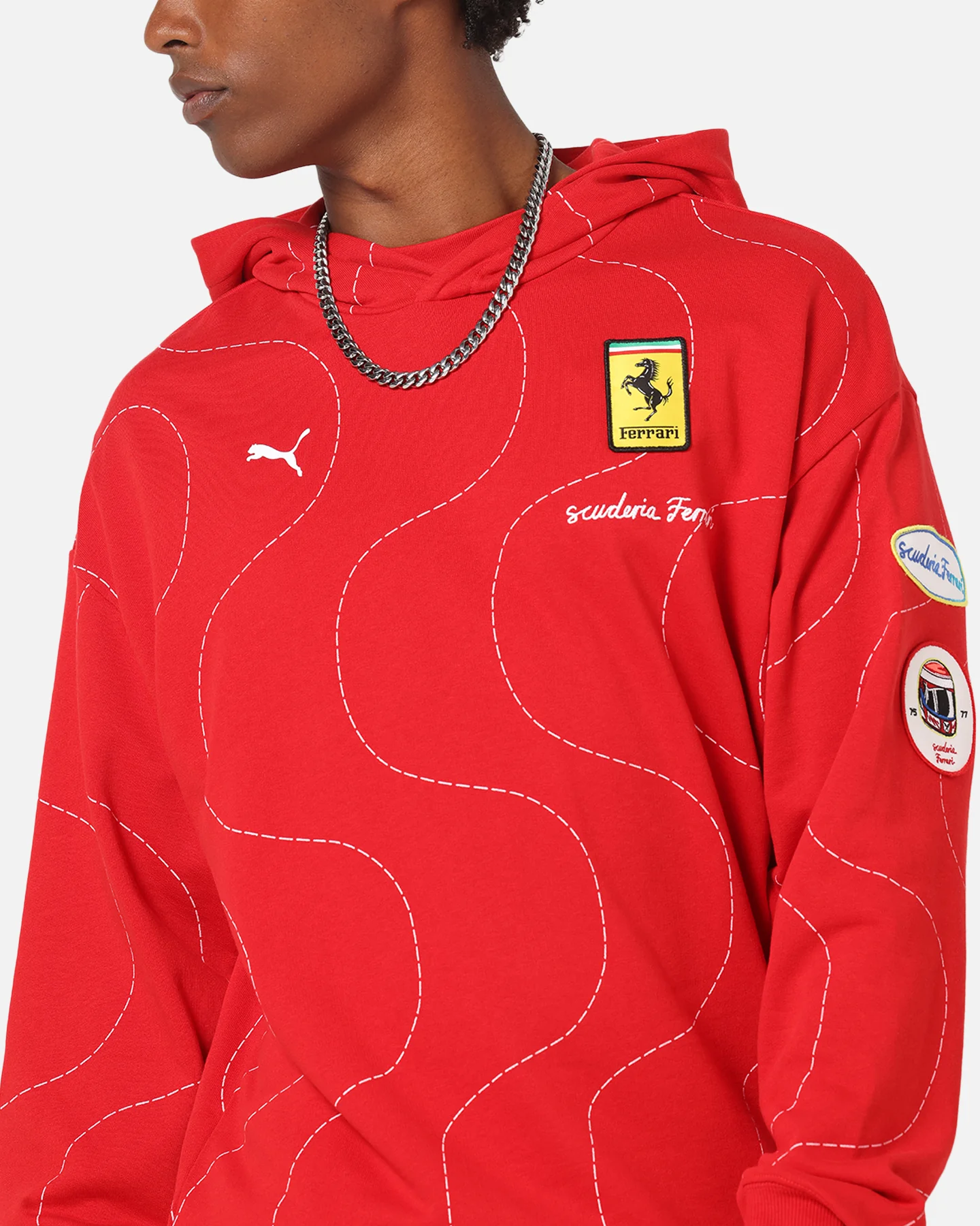 Puma X Scuderia Ferrari Monza Hoodie Rosso Corsa - Image 6