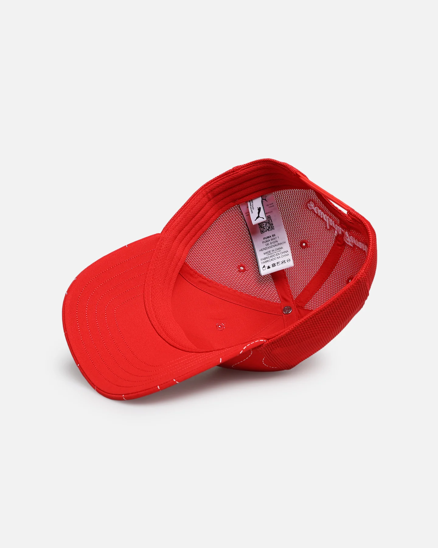 Puma X Scuderia Ferrari Monza Trucker Snapback Cap Rosso Corsa - Image 6