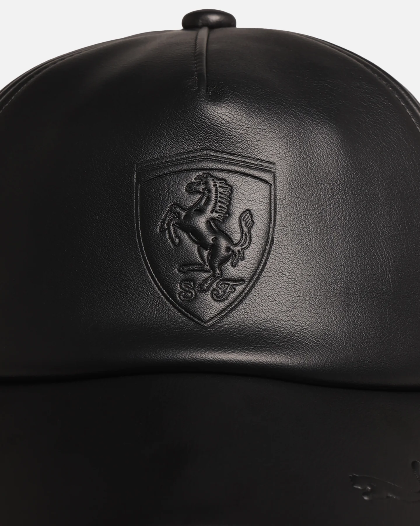 Puma X Scuderia Ferrari Premium Baseball Strapback Cap Black - Image 5