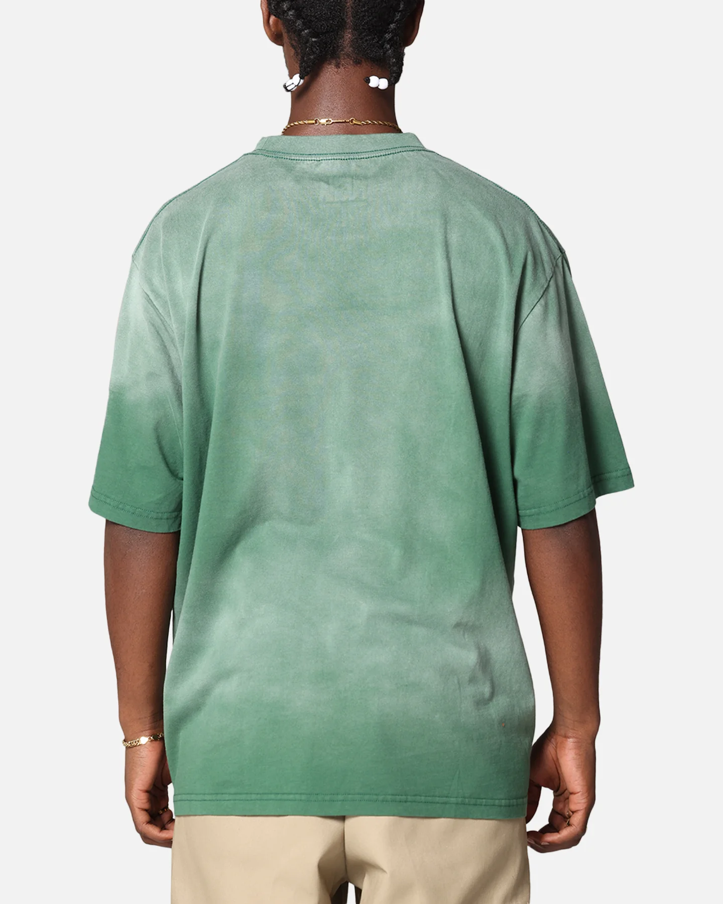 Pusha T Pusha T Hem Vintage T-Shirt Washed Green - Image 3