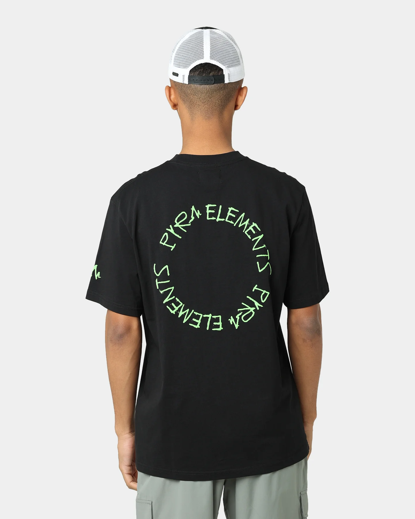 Pyra Engineer T-Shirt Black/Green - Image 26
