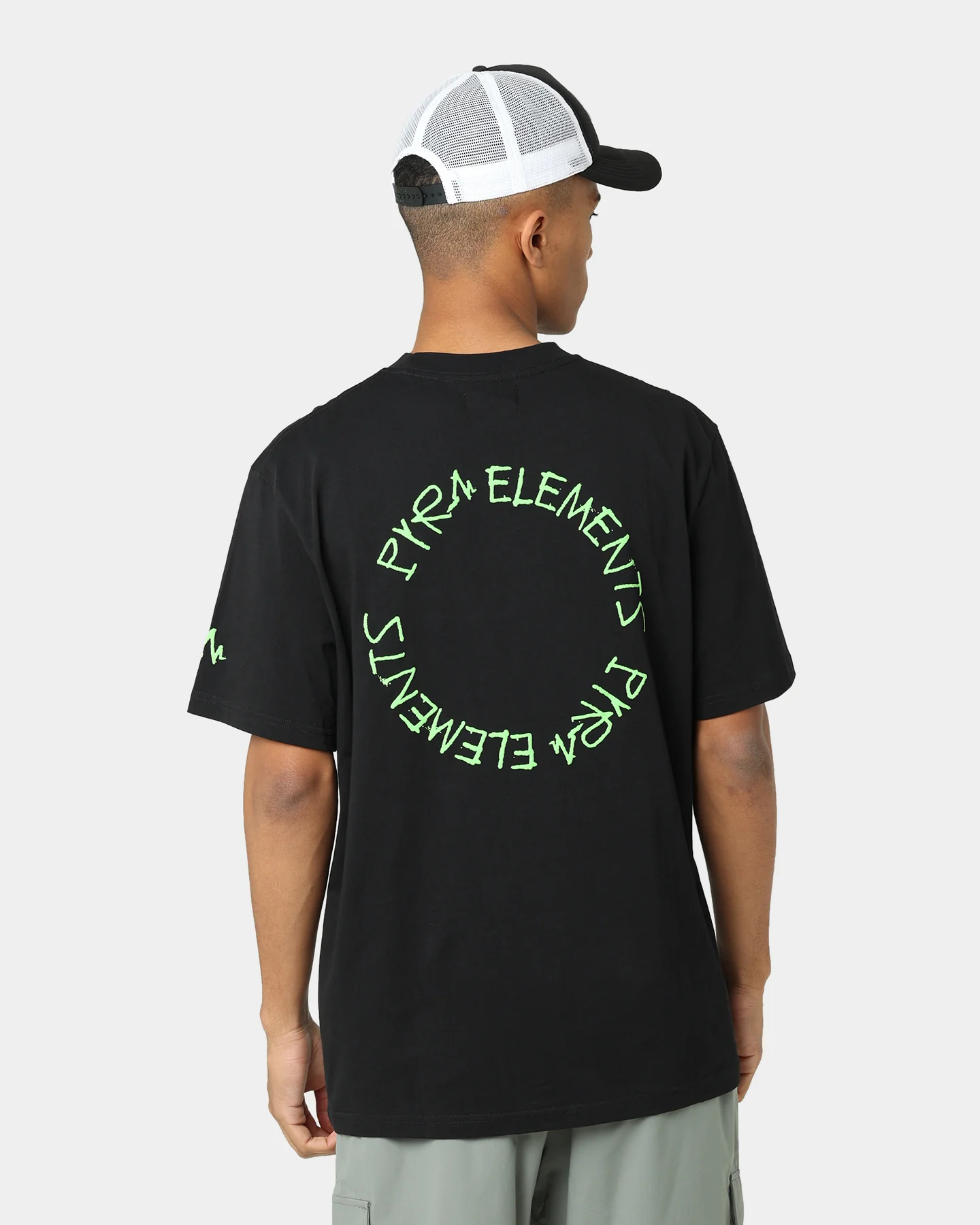 Pyra Engineer T-Shirt Black/Green - Image 8