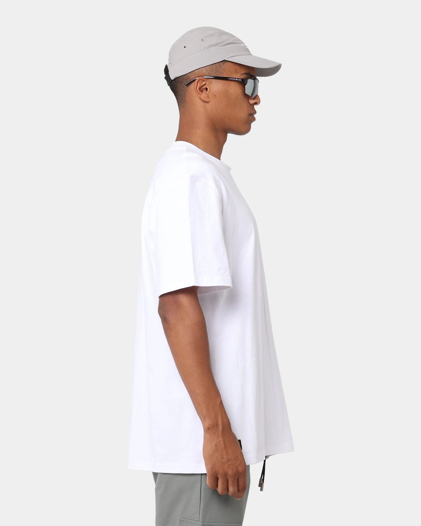 PYRA Micro Logo T-Shirt White/Black - Image 6