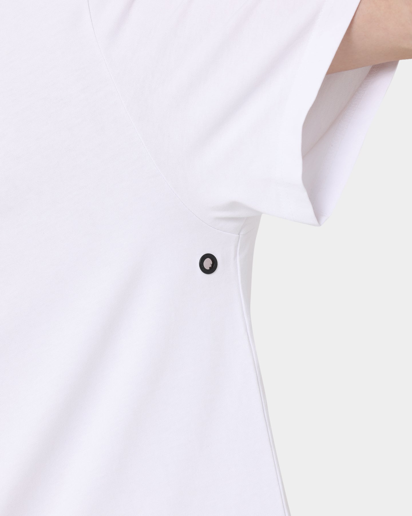 PYRA Micro Logo T-Shirt White/Black - Image 9