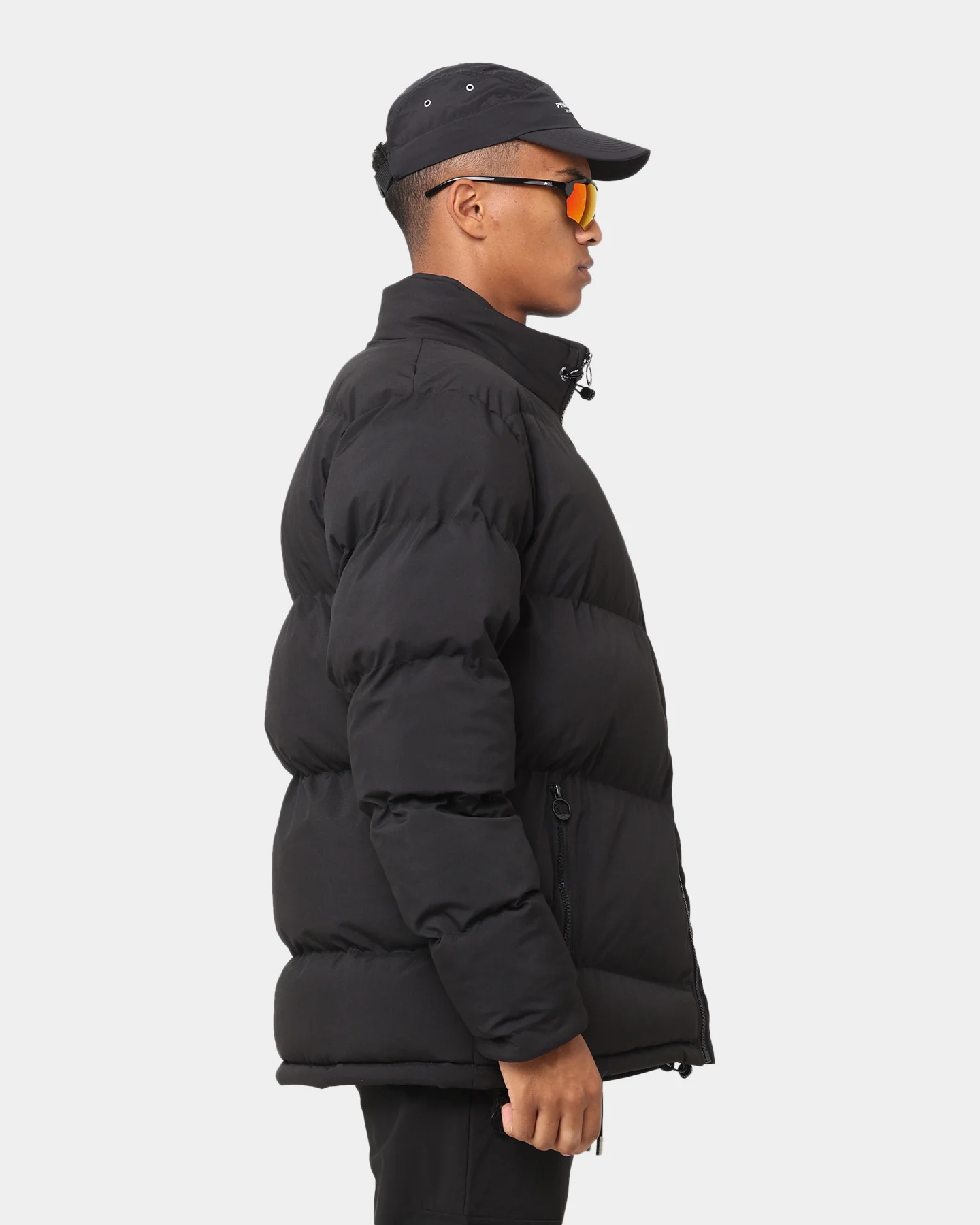 PYRA Padded Puffa Jacket Black - Image 6