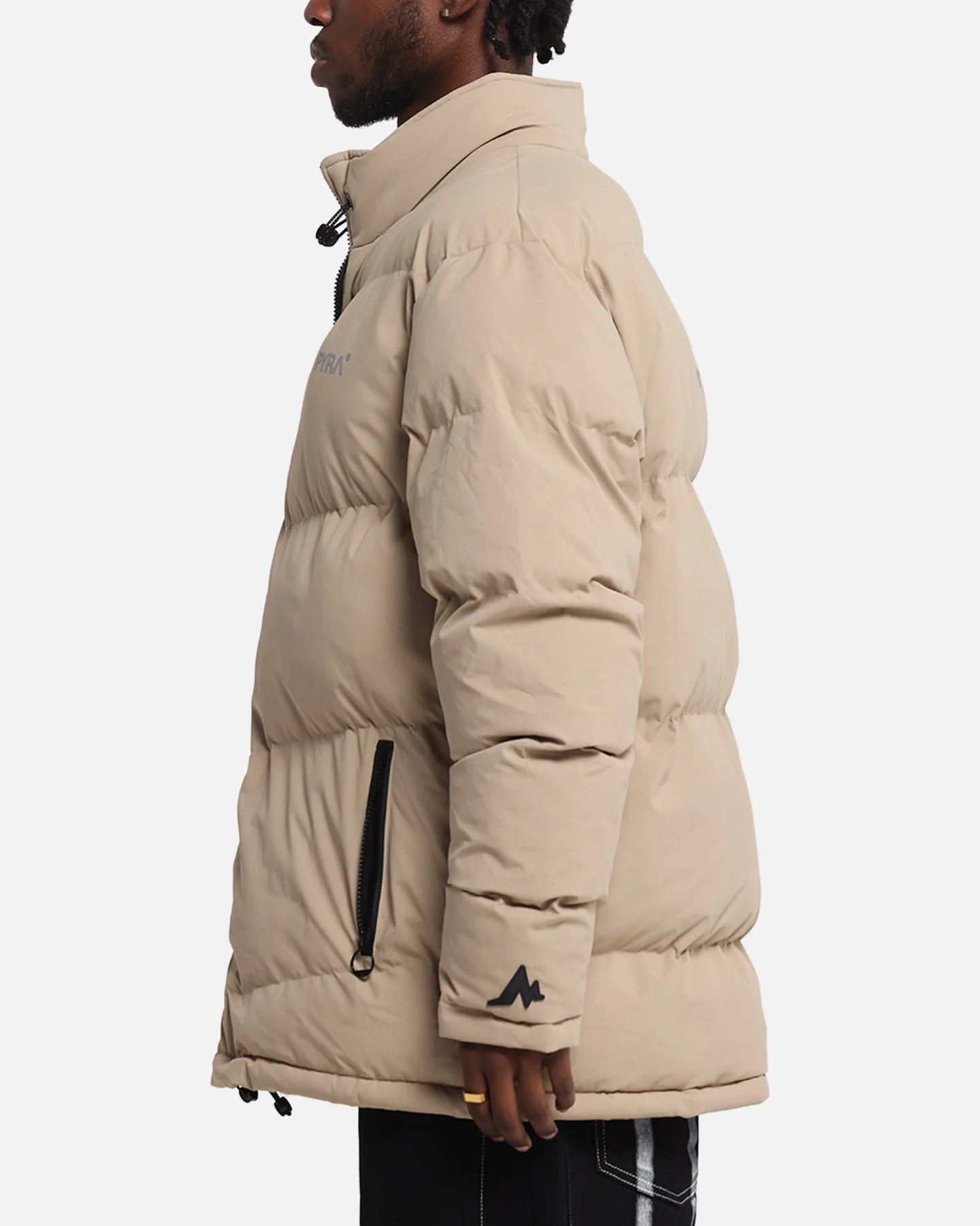 Pyra Padded Puffa Jacket Natural - Image 6