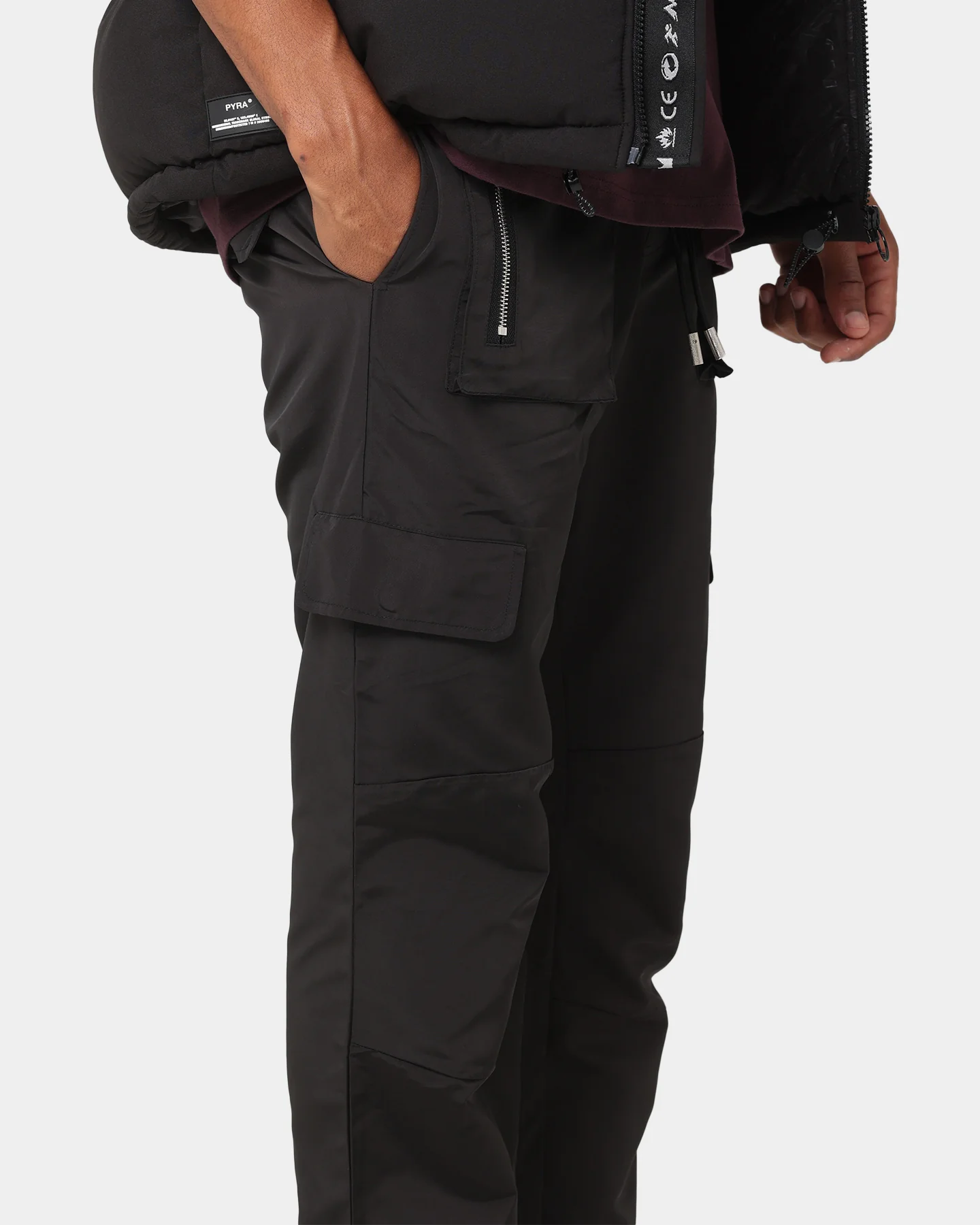 PYRA Trail Nylon Pants Black - Image 3