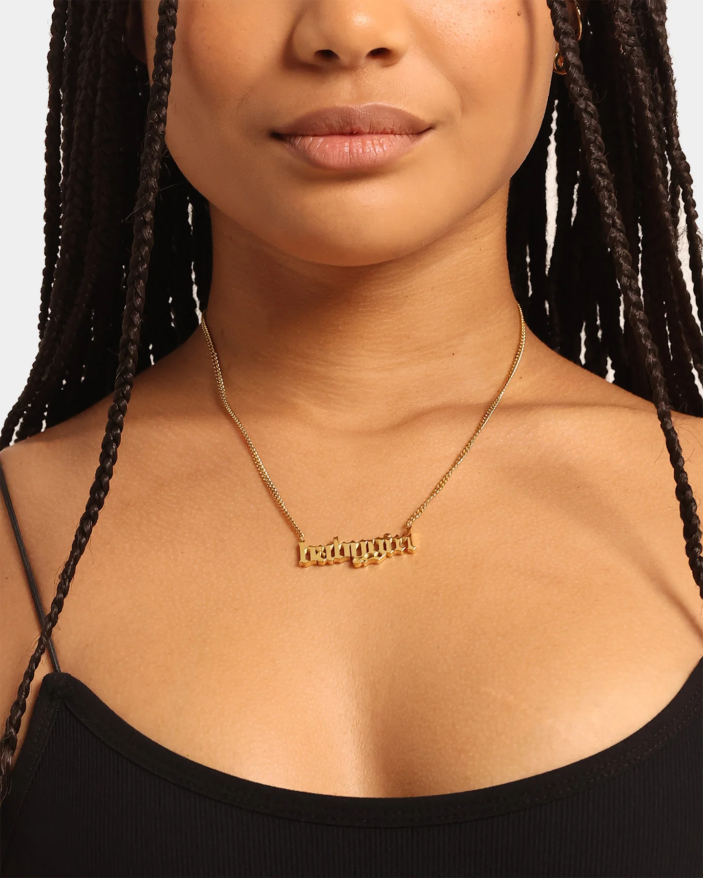 Raising Hell Women's 18" Babygirl Pendant Gold - Image 2
