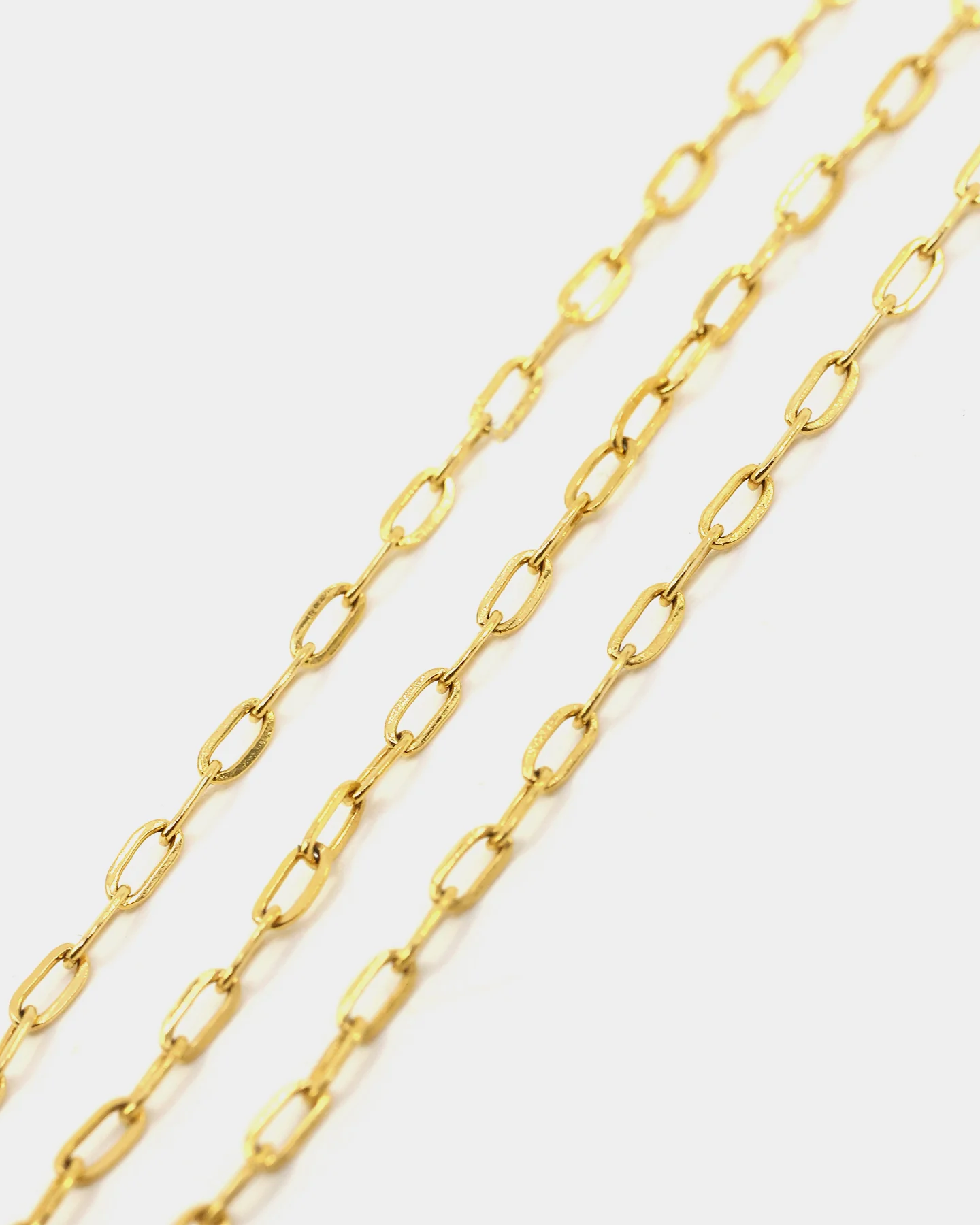 Raising Hell Women's Customisable Long Cable Necklace Gold - Image 5