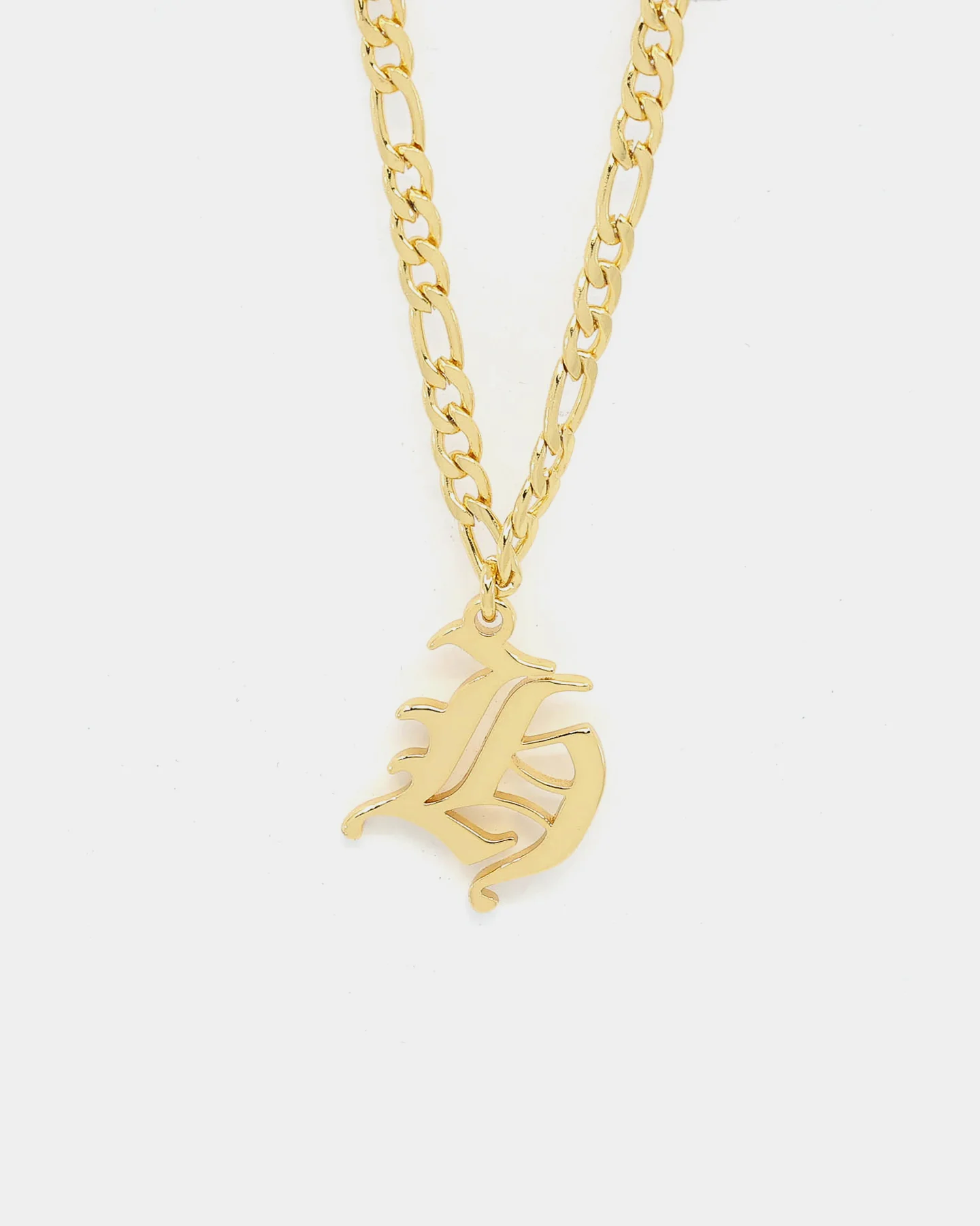 Raising Hell Women's Gothic Letter Anklet Gold - Image 13