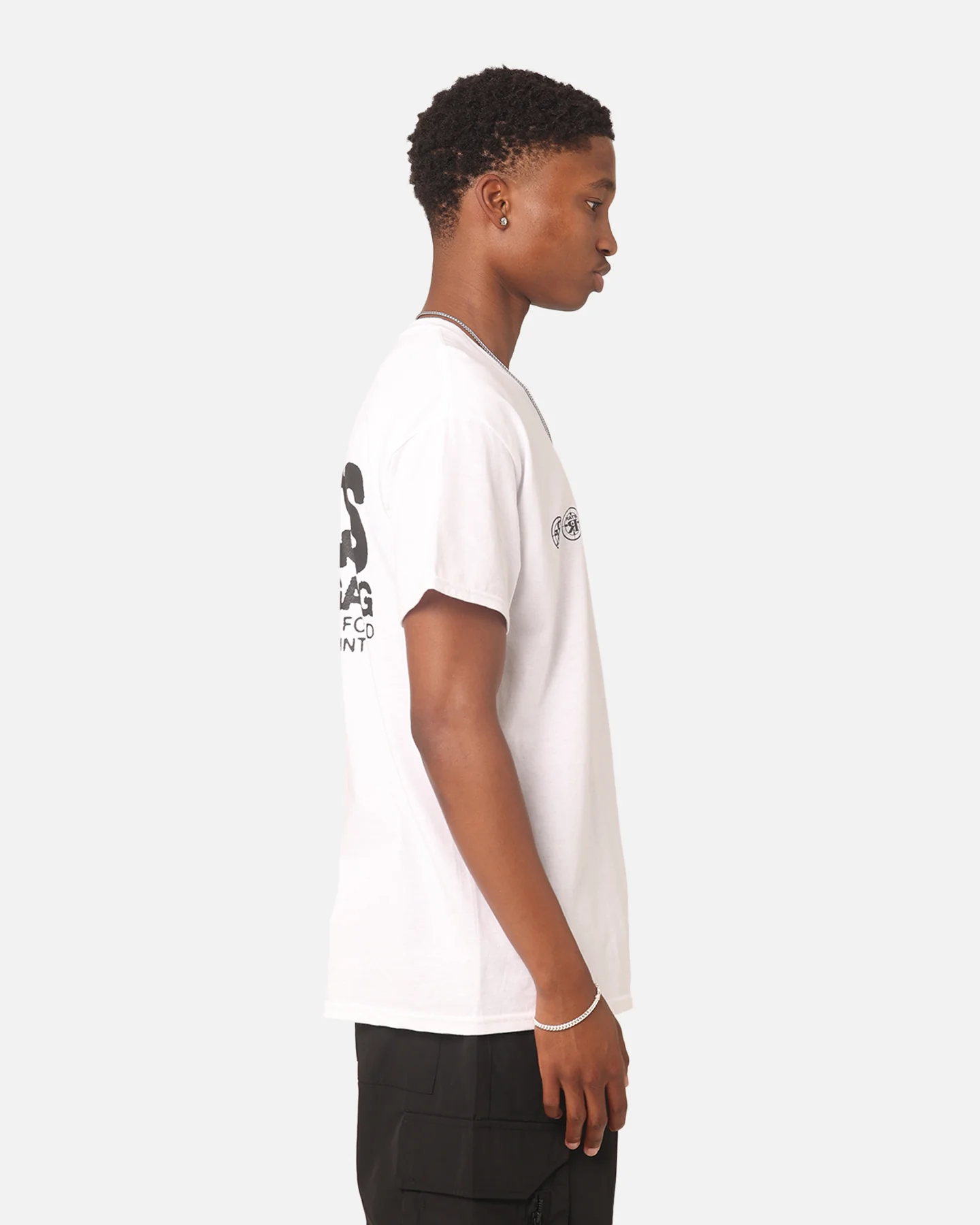 Rats Get Fat Drain Gang T-Shirt White - Image 6