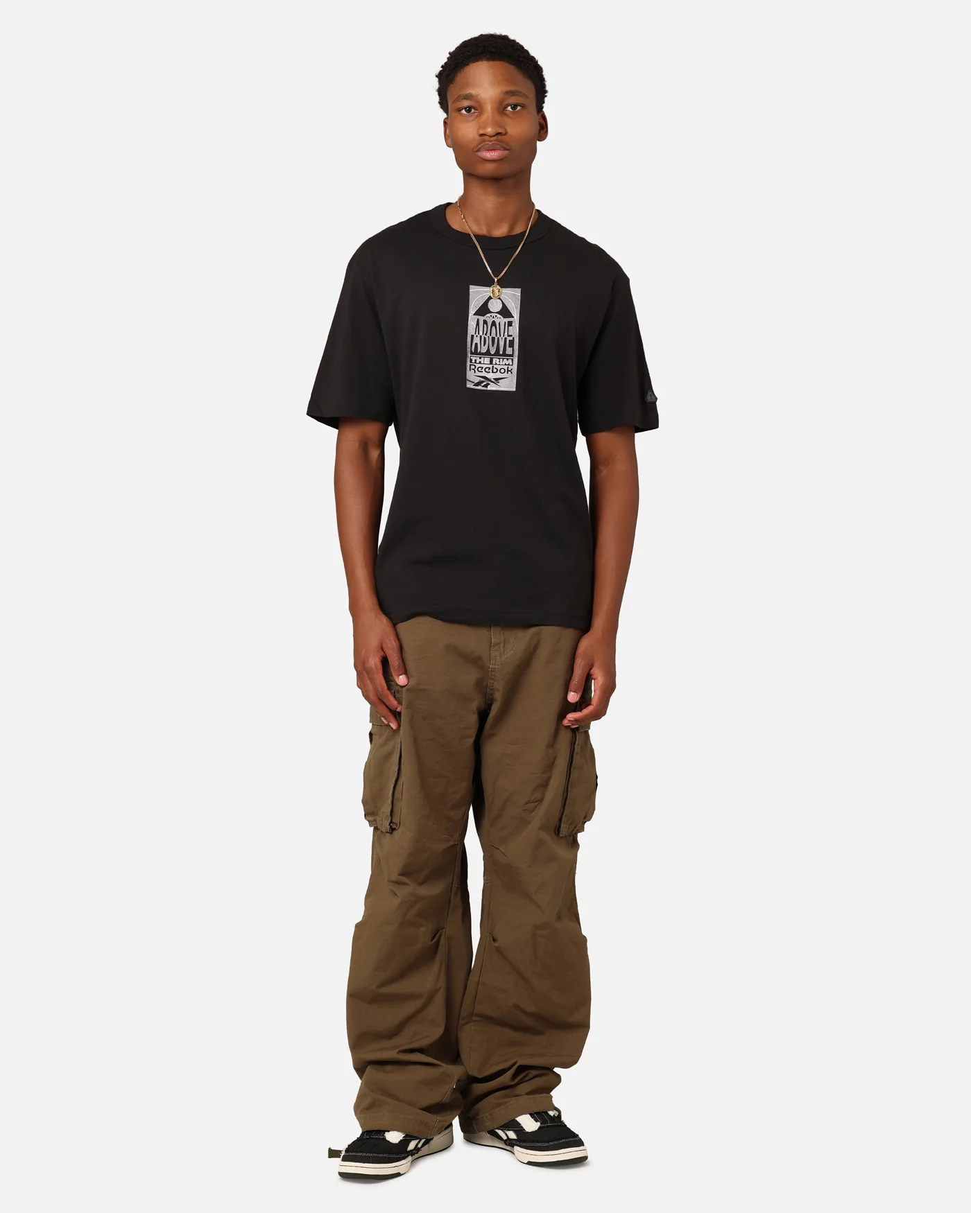 Reebok Above The Rim Graphic T-Shirt Black - Image 6