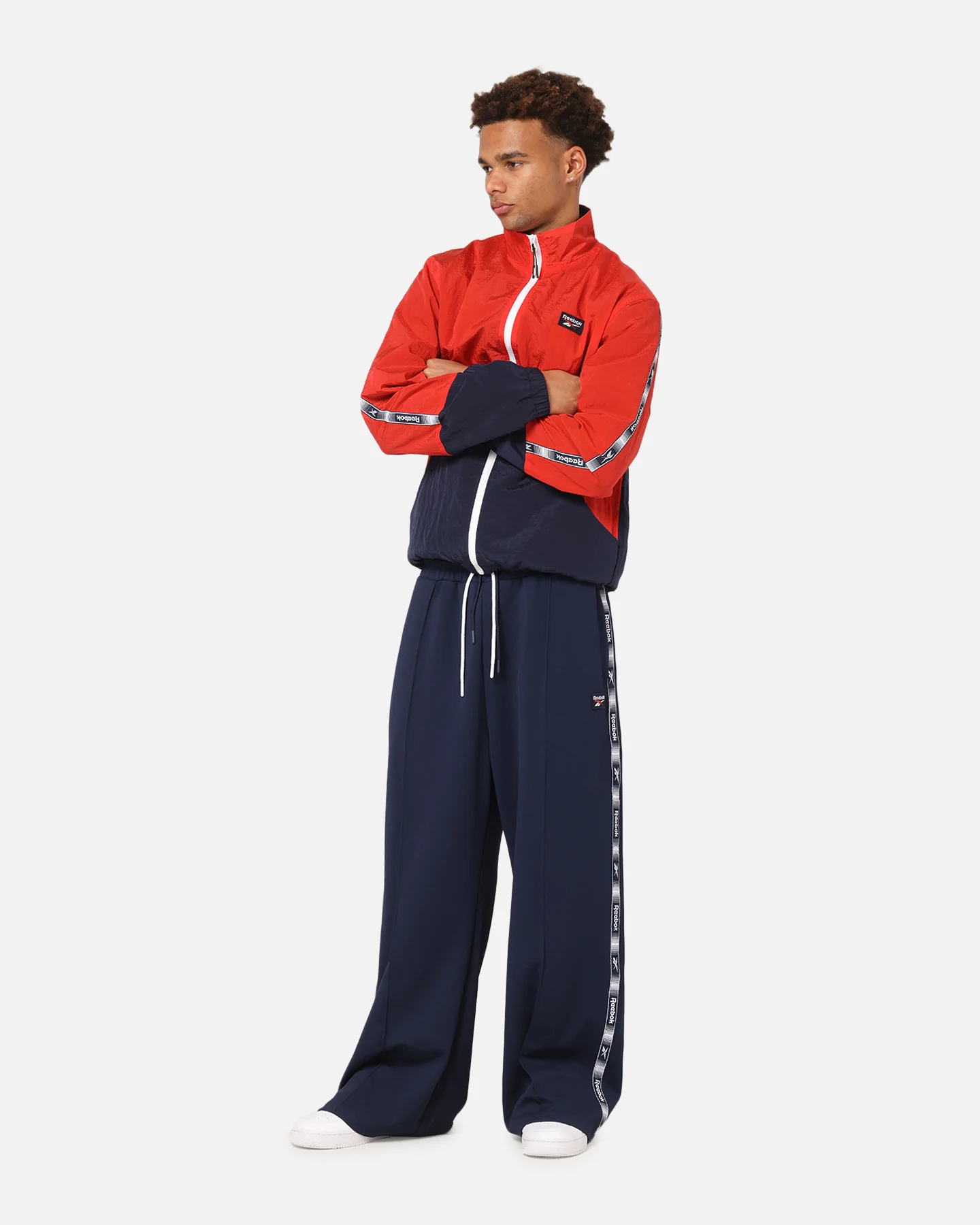 Reebok Archive Track Jacket Red/Navy - Image 2