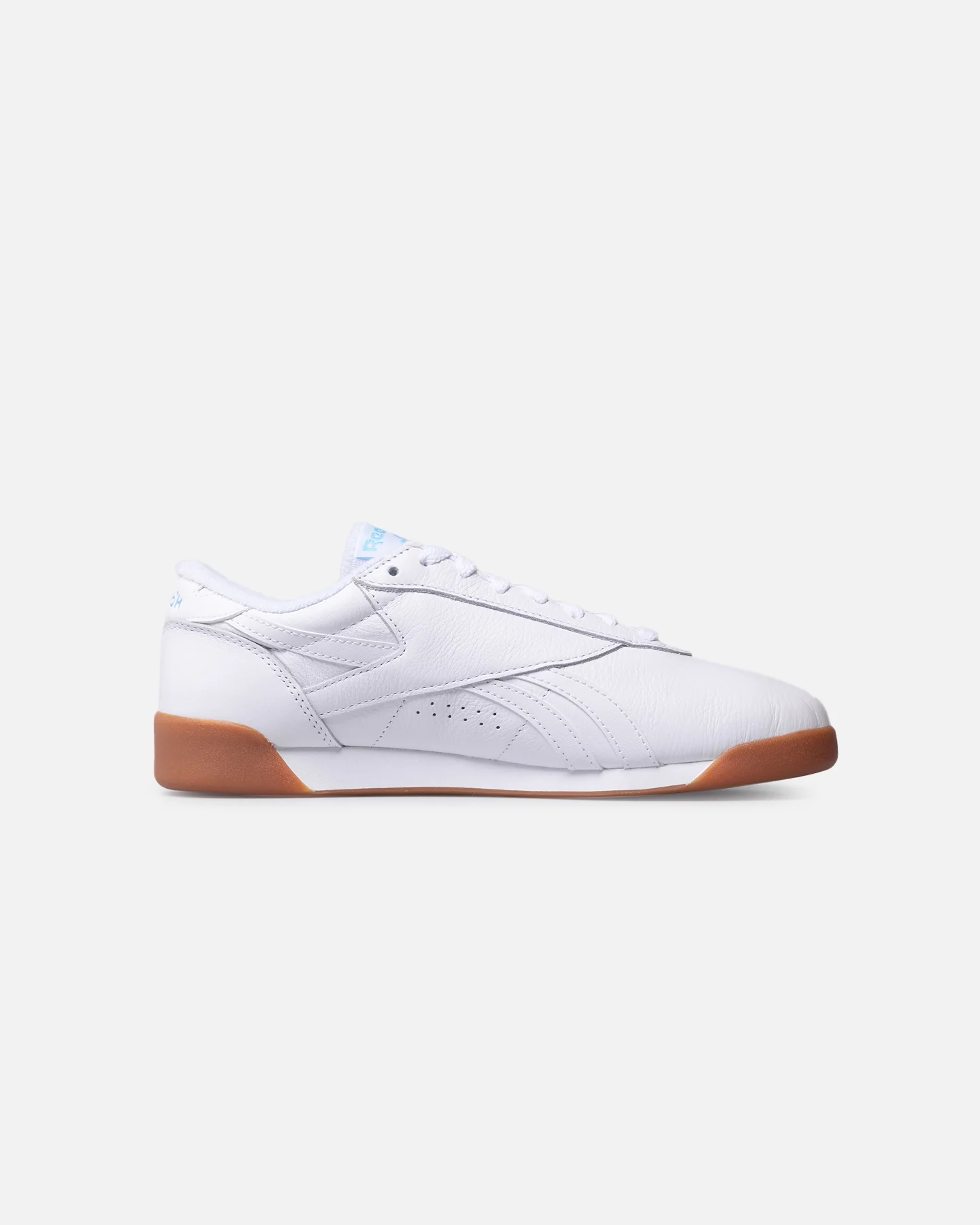 Reebok Women's Freestyle Lo White/White/Gum - Image 4