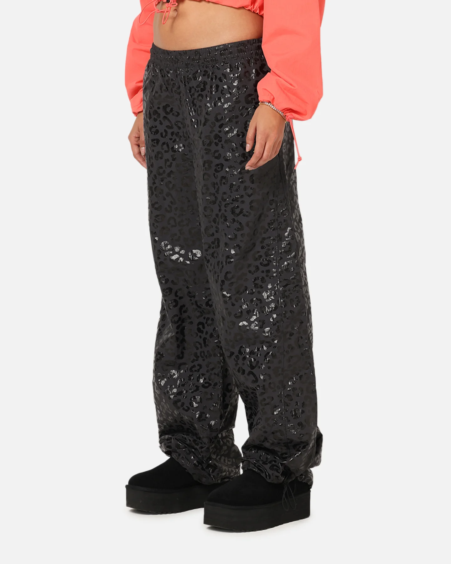 Reebok X Angel Reese Women's Hoop Pants Washed Black - Image 11