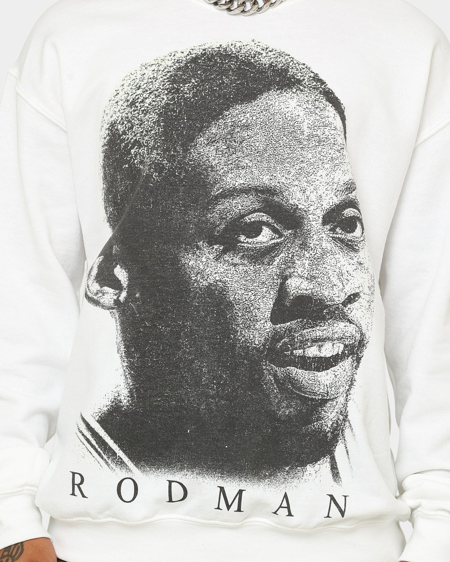 Rodman Brand Rodman Face UV Crewneck White - Image 4