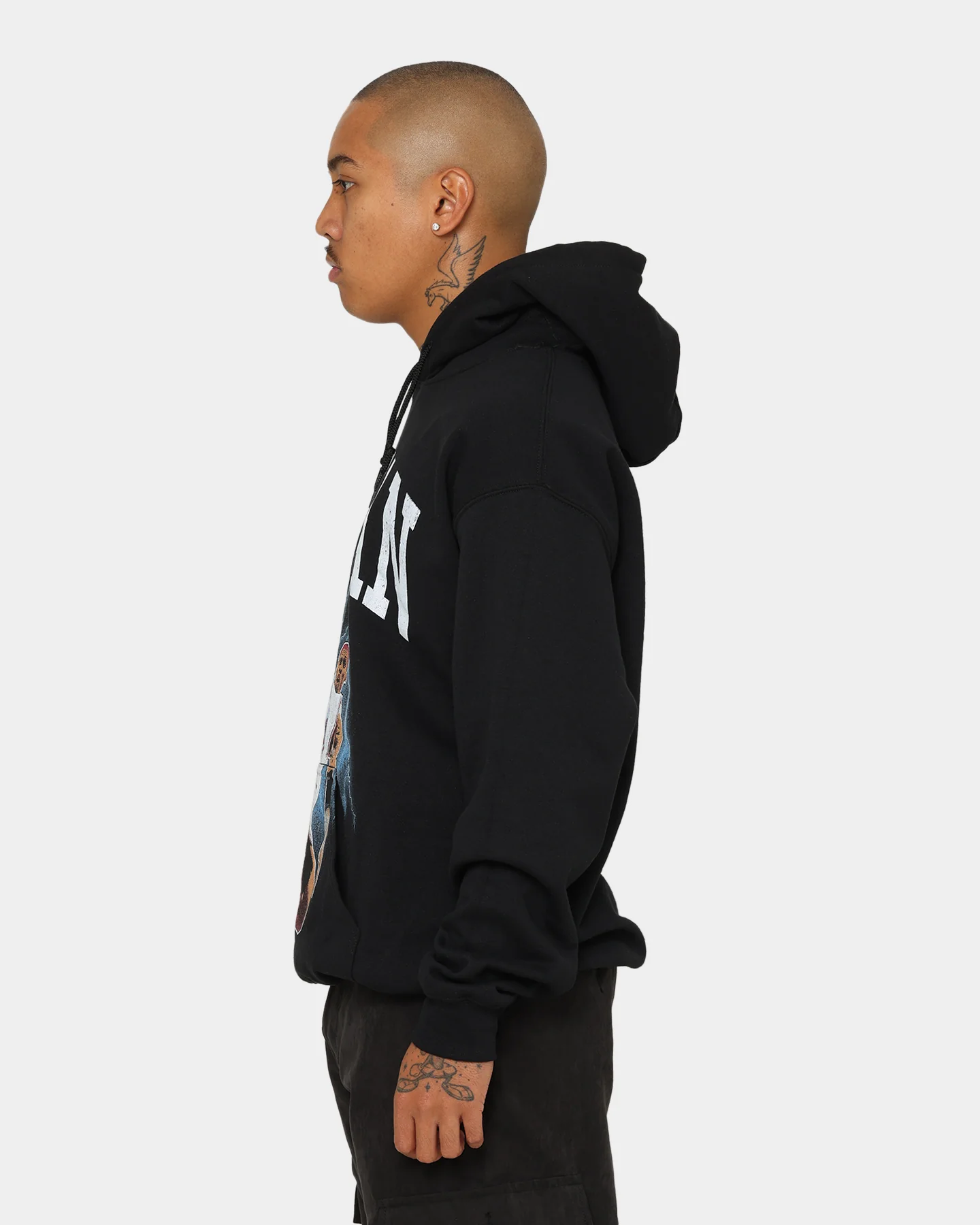 Rodman Brand Rodman Glow Dunk Hoodie Black - Image 7