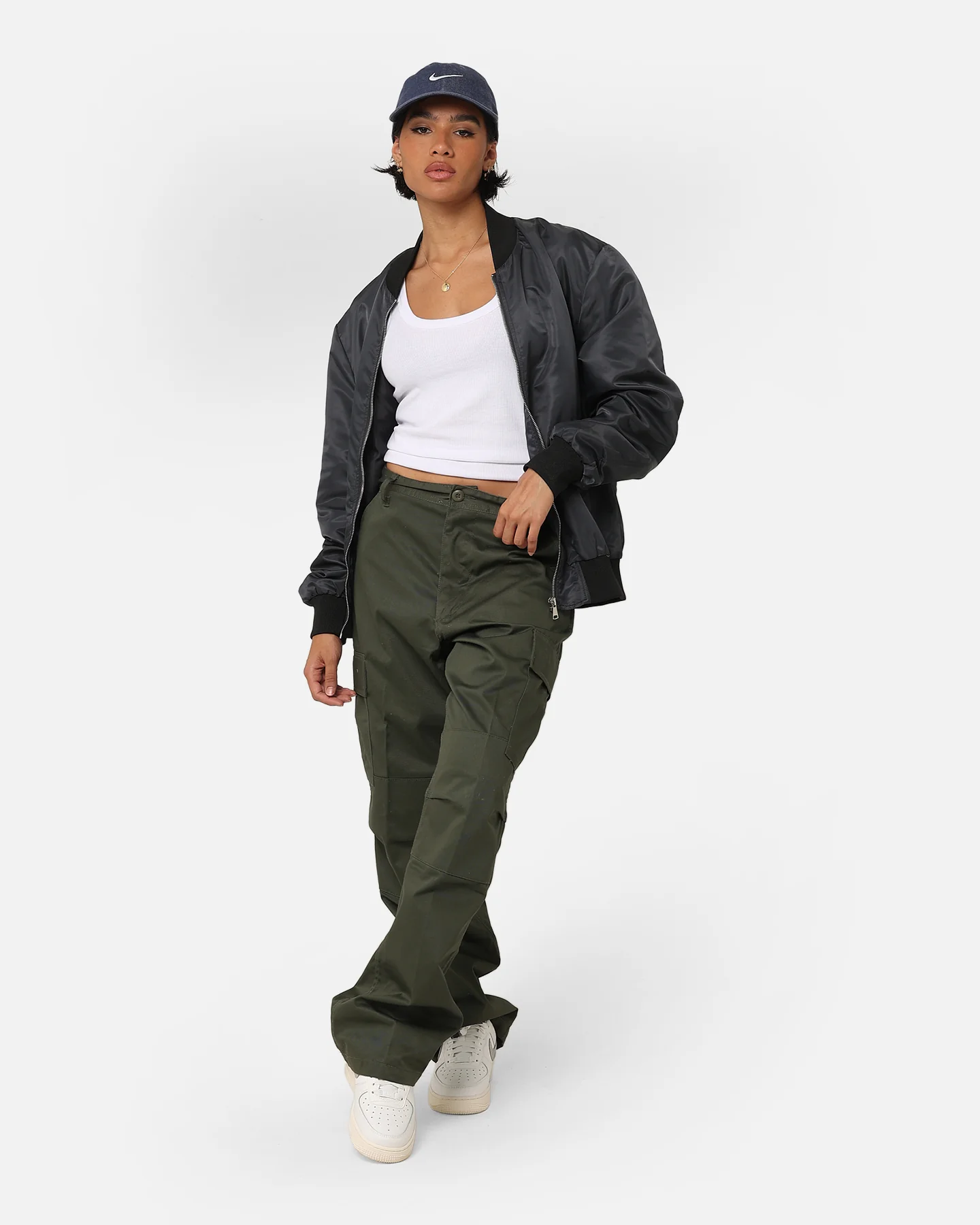 Rothco Women's Relaxed Fit Cargo Pants Olive - Image 2