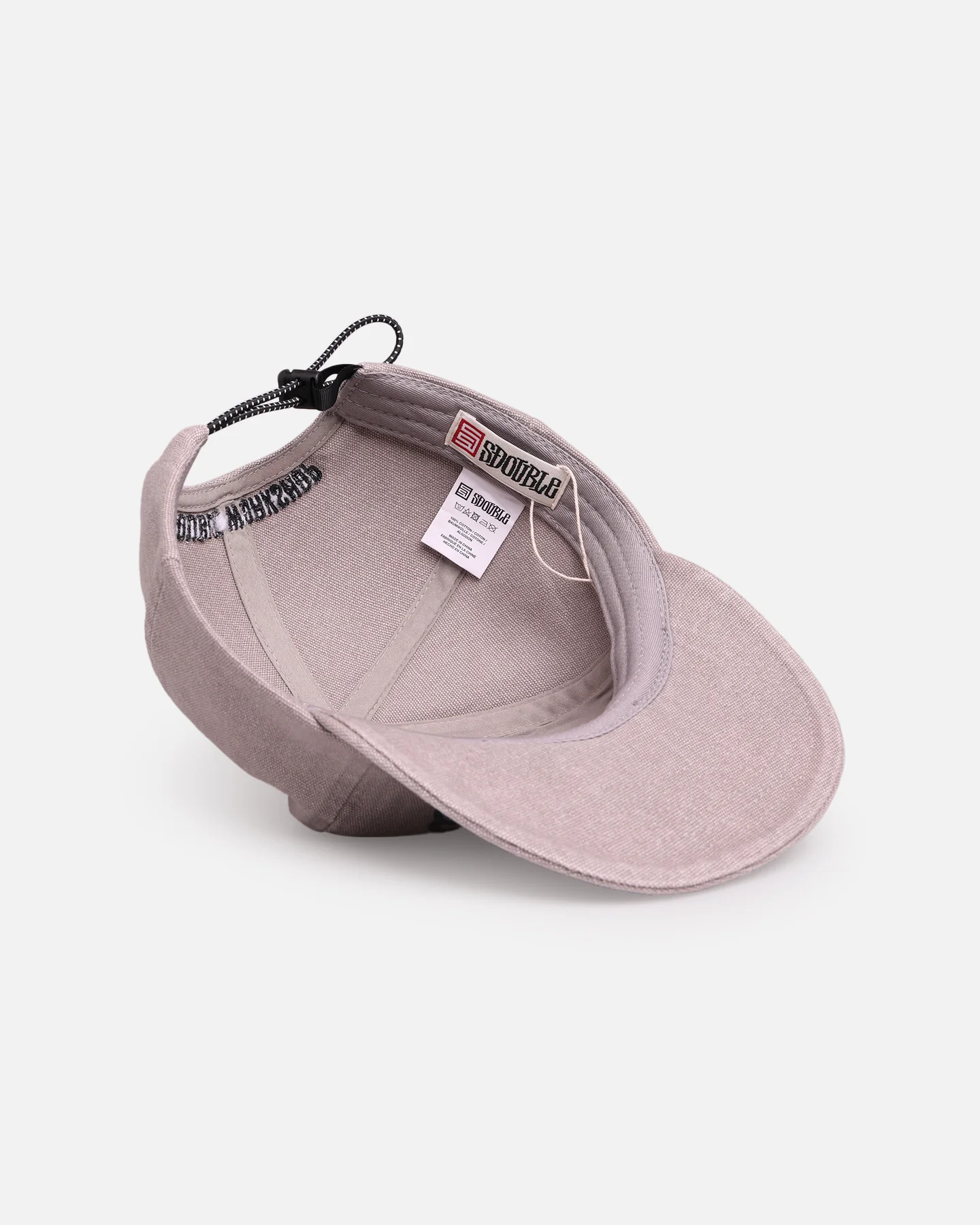 S Double Canvas Cap Grey - Image 6