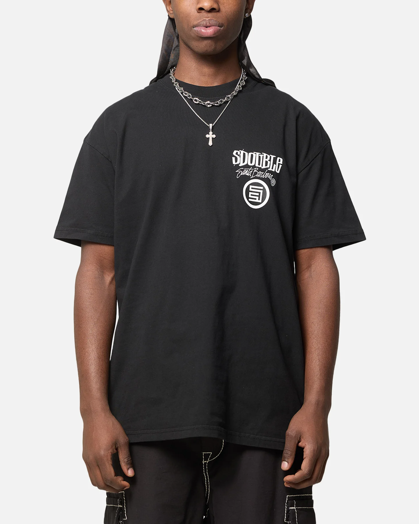 S Double Combo Platter T-Shirt Washed Black - Image 2