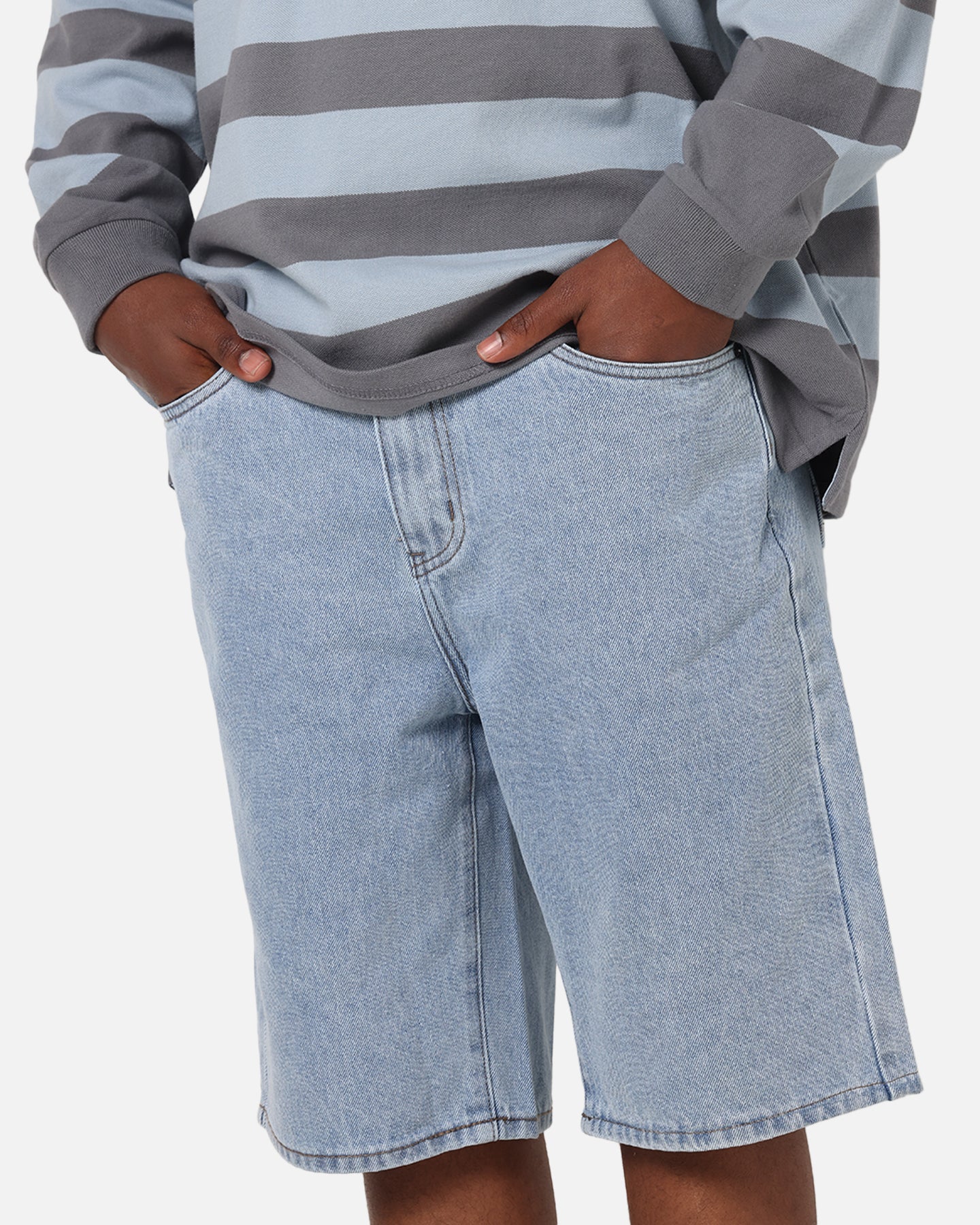 S Double Denim Standard Shorts Super Light - Image 3