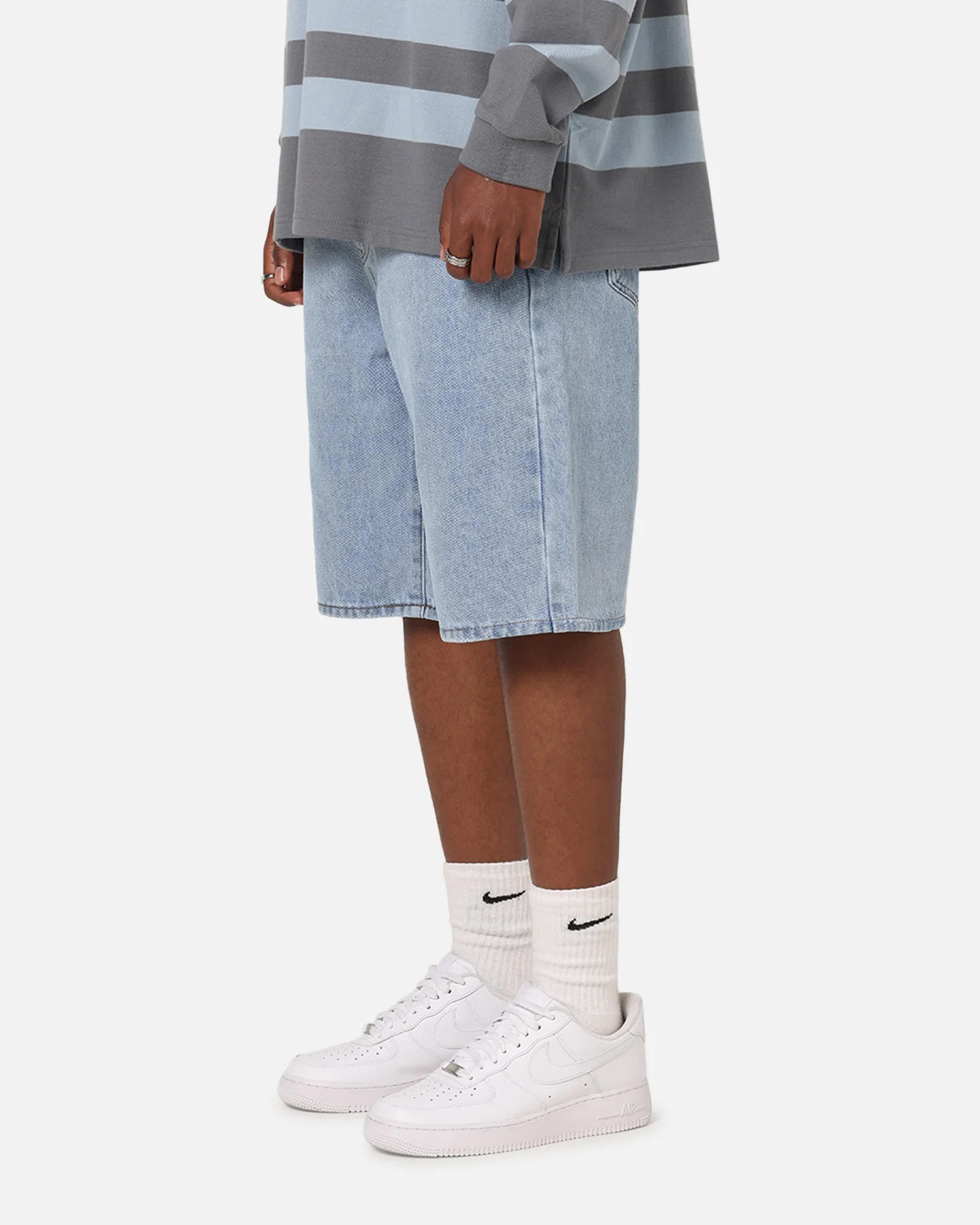 S Double Denim Standard Shorts Super Light - Image 5