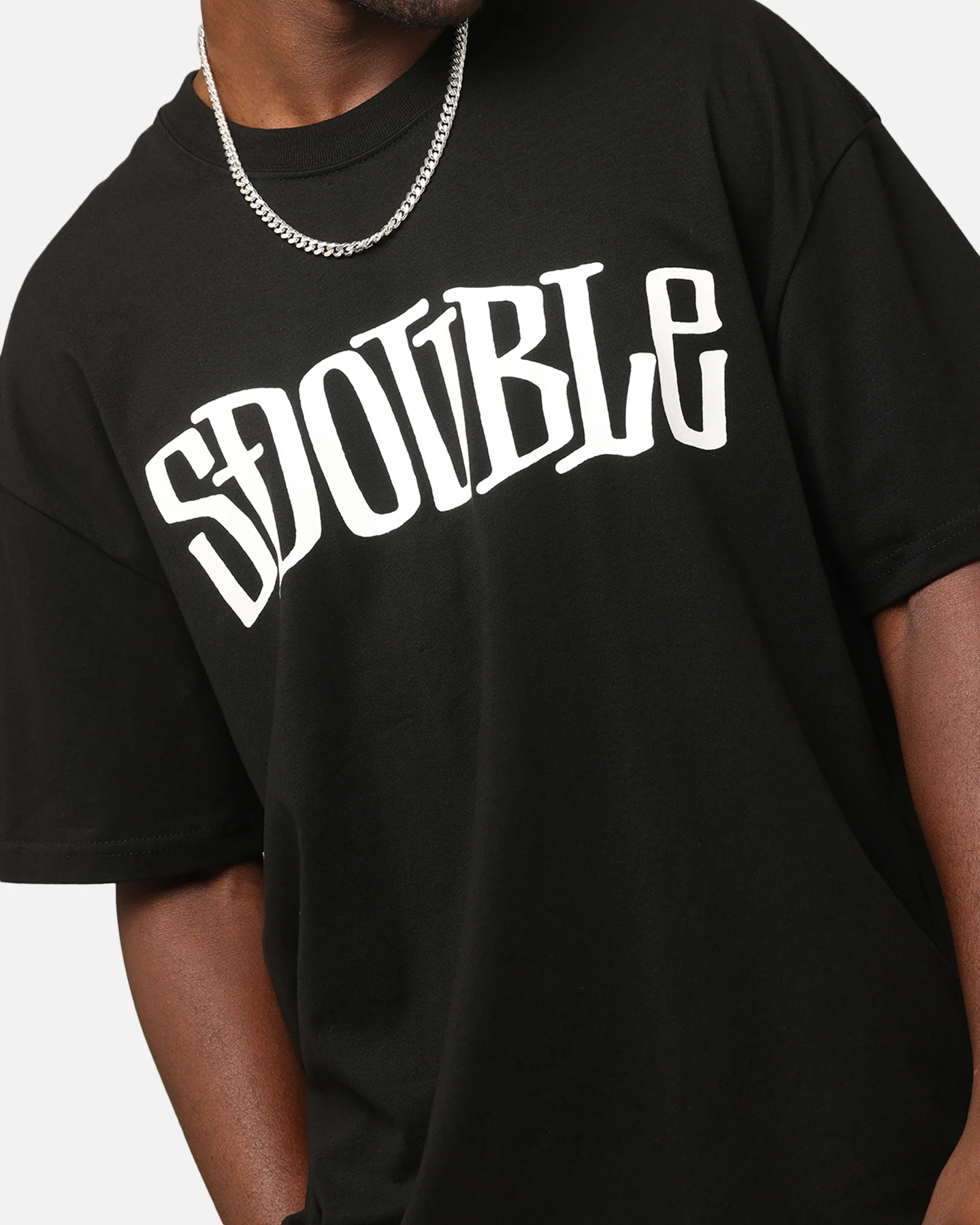 S Double Design By T-Shirt Black - Image 8