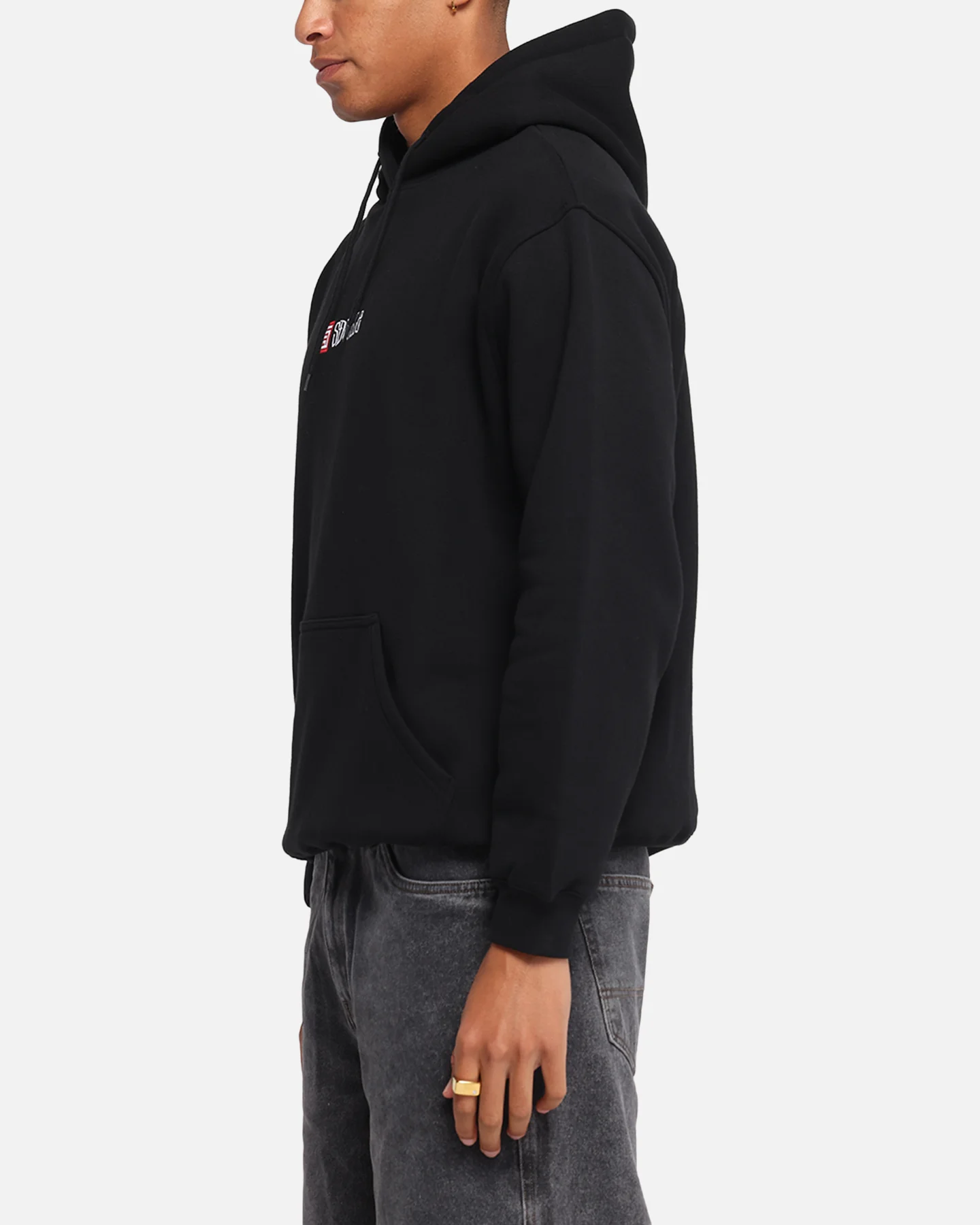 S Double S-Cube Block Hoodie Black - Image 5
