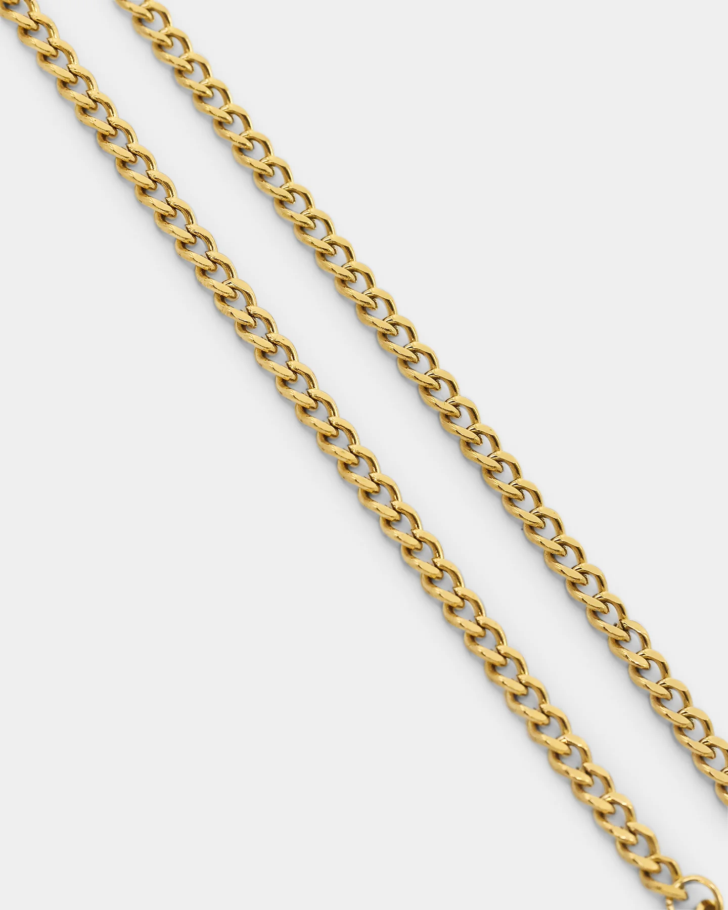 Saint Morta 3mm Micro Cuban Chain Gold - Image 2