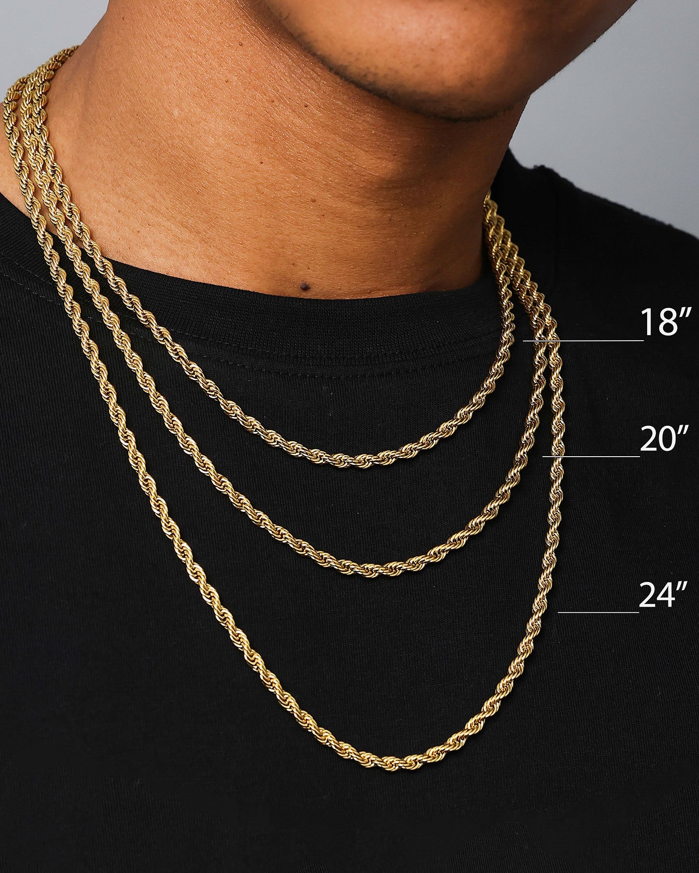 Saint Morta 4.3mm Smooth Cut Cuban Chain White Gold - Image 9