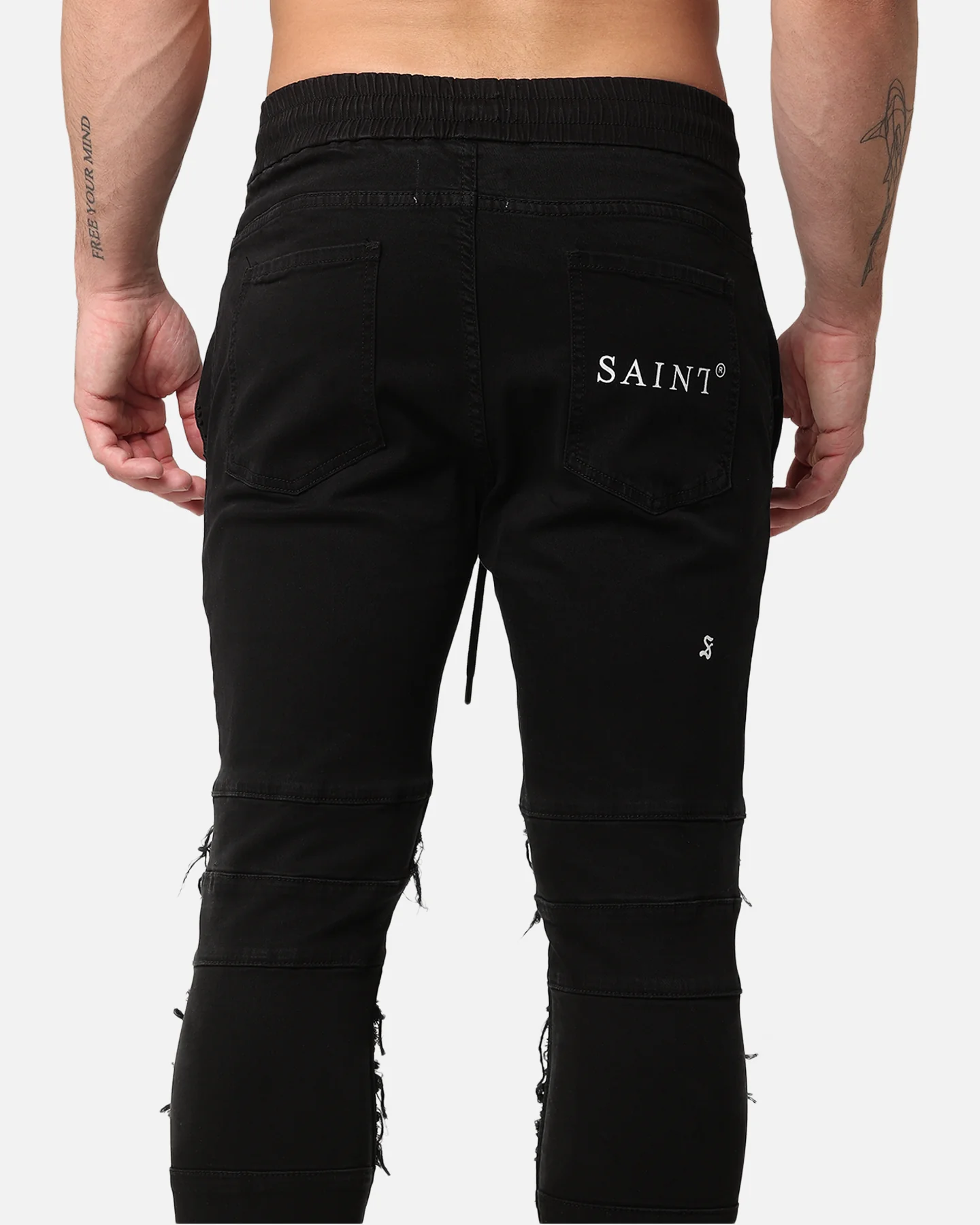 Saint Morta Abolished Joggers Black - Image 8