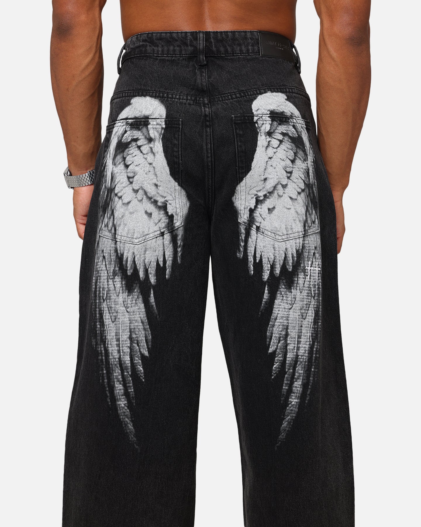 Saint Morta Amplus Afterlife Jeans Black Shadow - Image 8