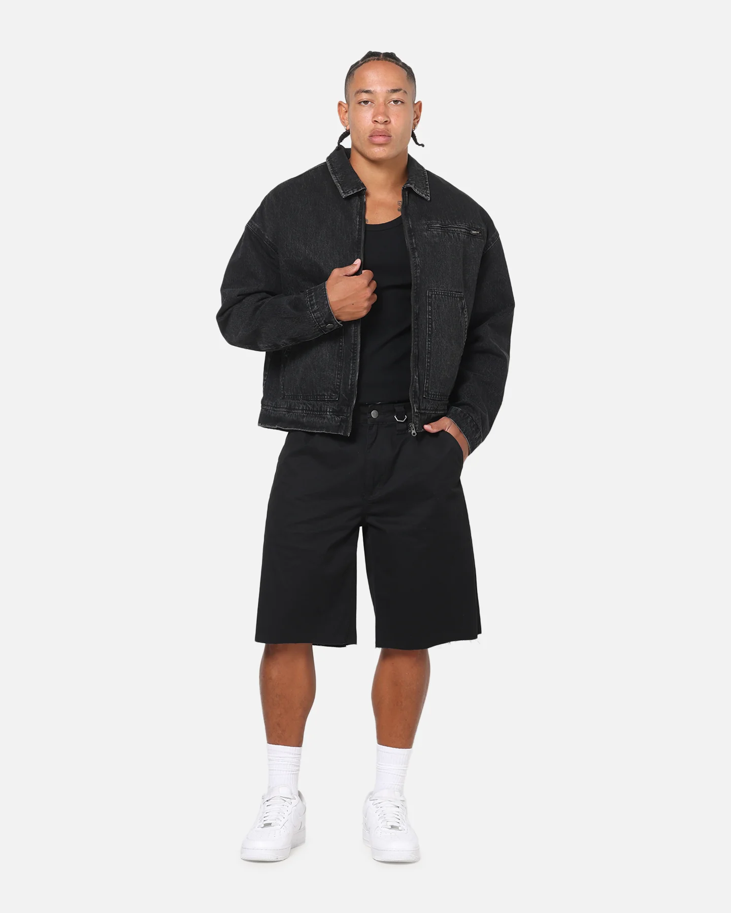 Saint Morta Amplus Divinity Khaki Shorts Black - Image 2