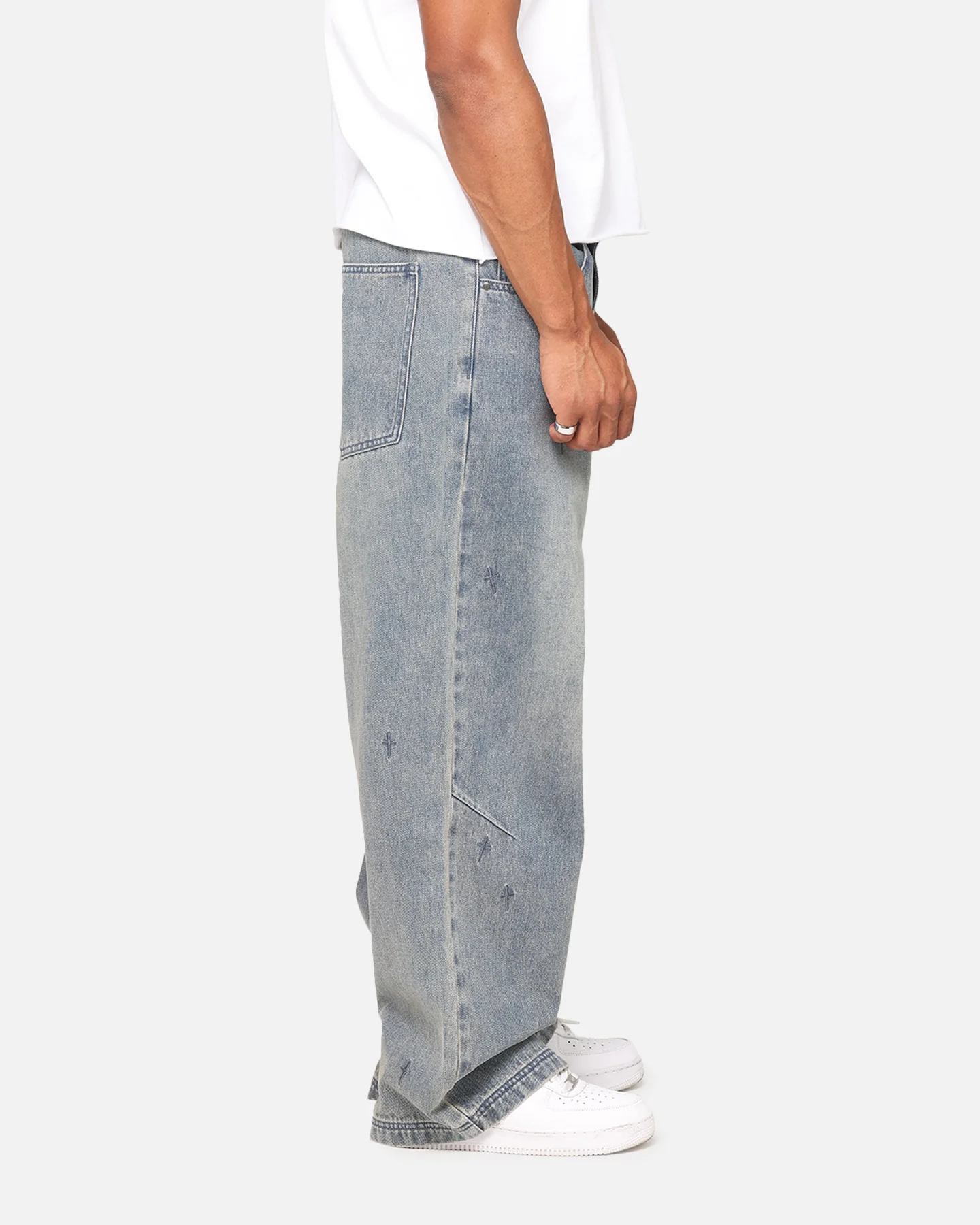 Saint Morta Amplus Graveyard Jeans Dirty Denim - Image 5