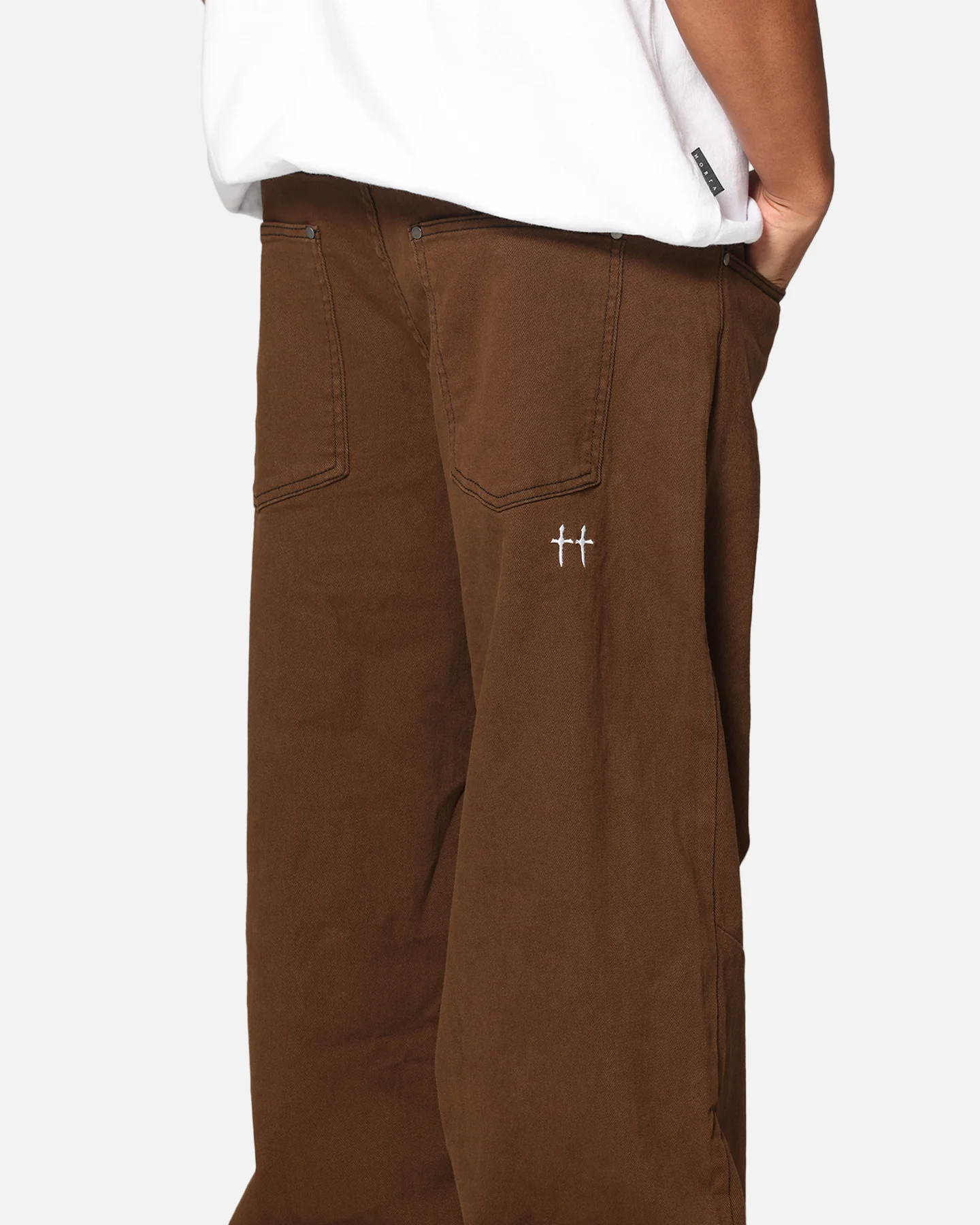 Saint Morta Amplus Jeans Vintage Brown - Image 3
