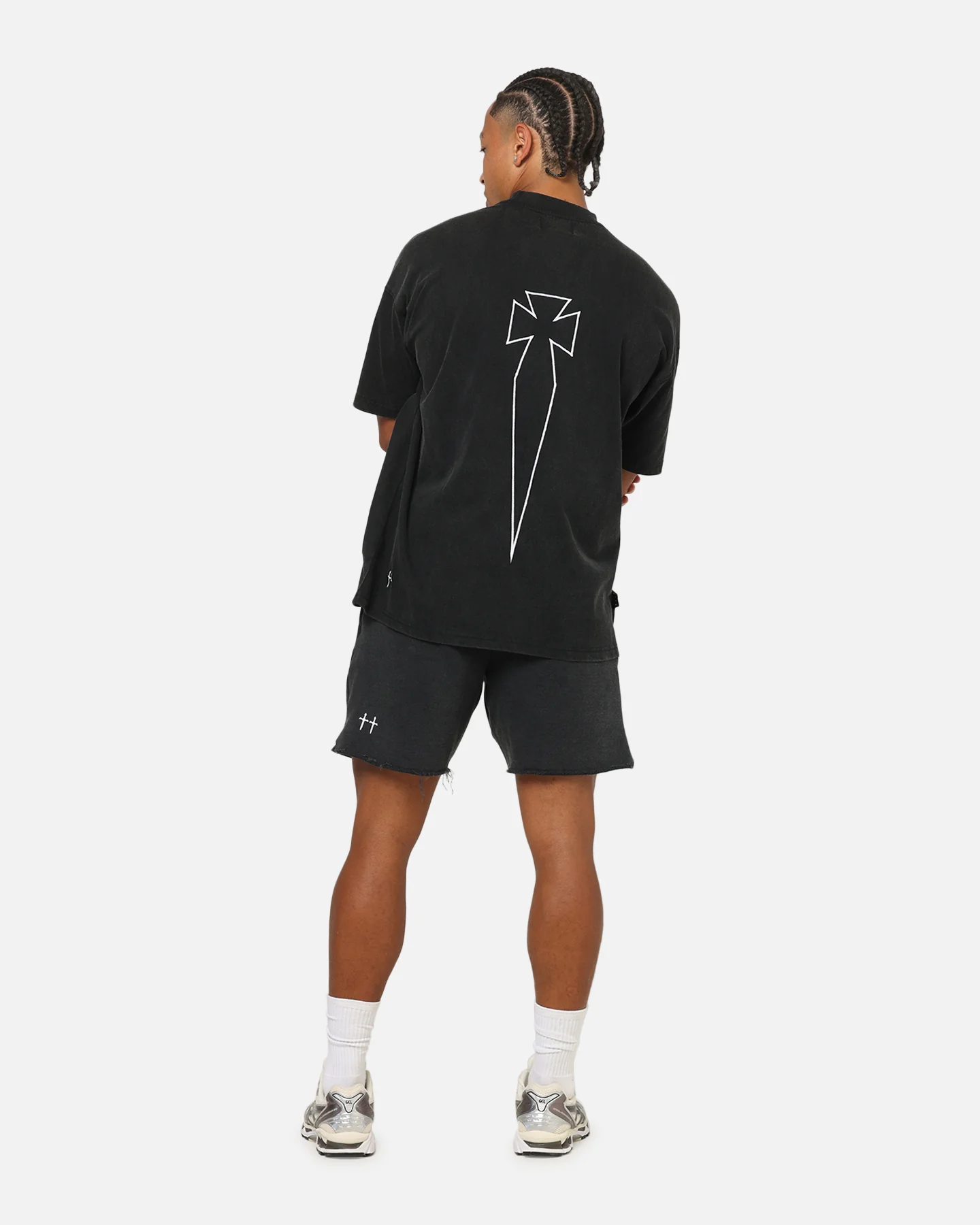Saint Morta Athltc T-Shirt Washed Black - Image 4