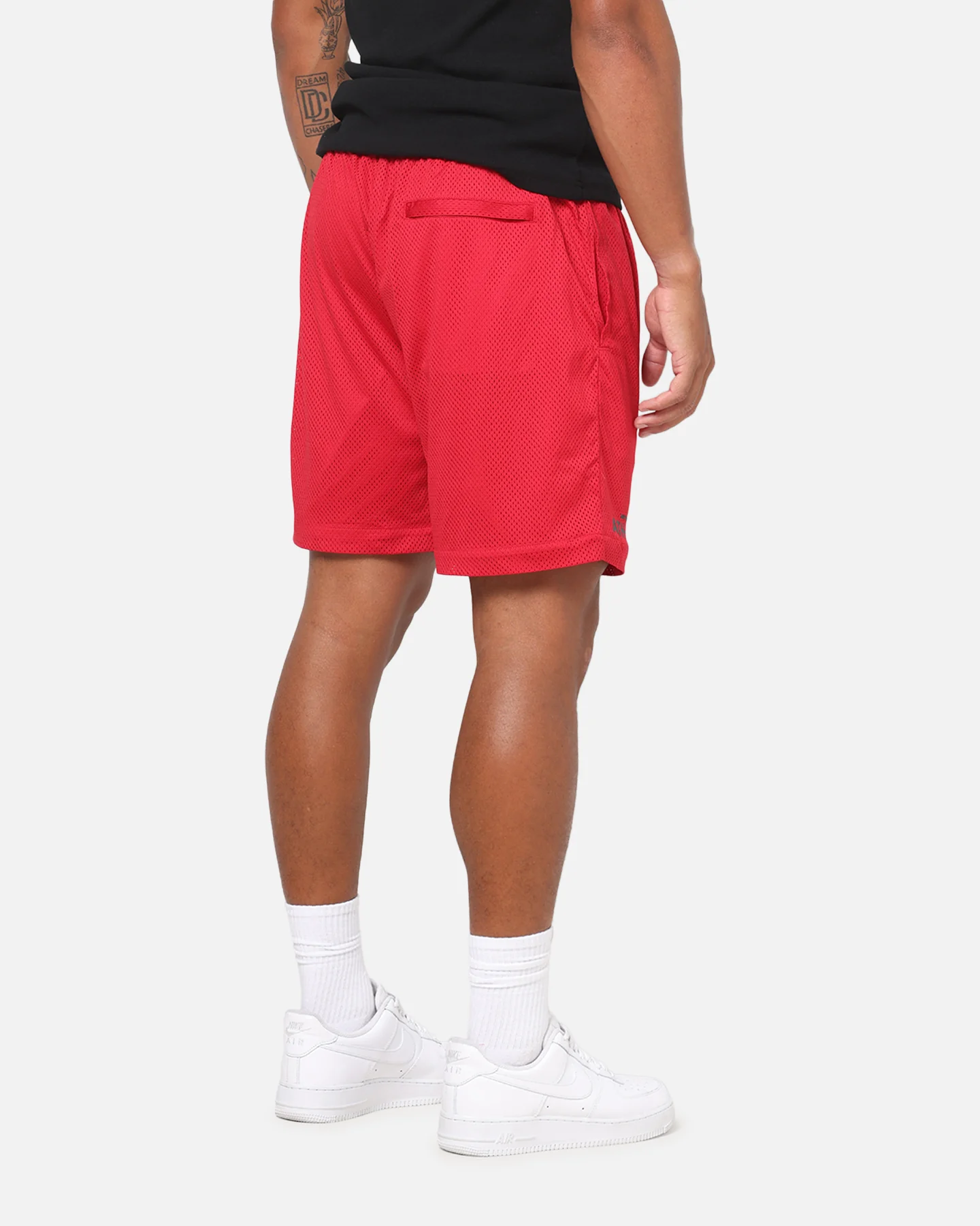 Saint Morta Athltc Mesh Shorts Pigment Red - Image 6
