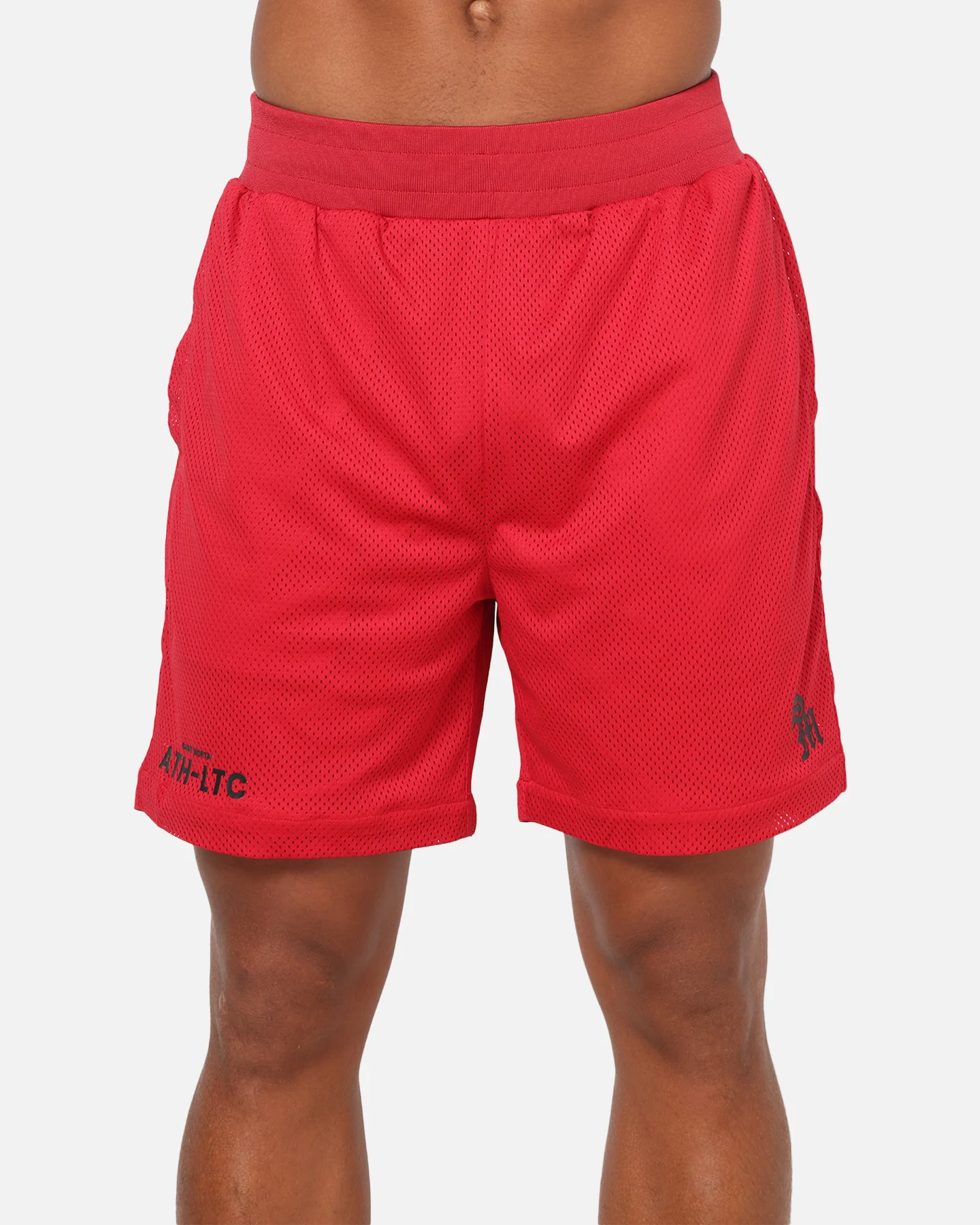 Saint Morta Athltc Mesh Shorts Pigment Red - Image 7