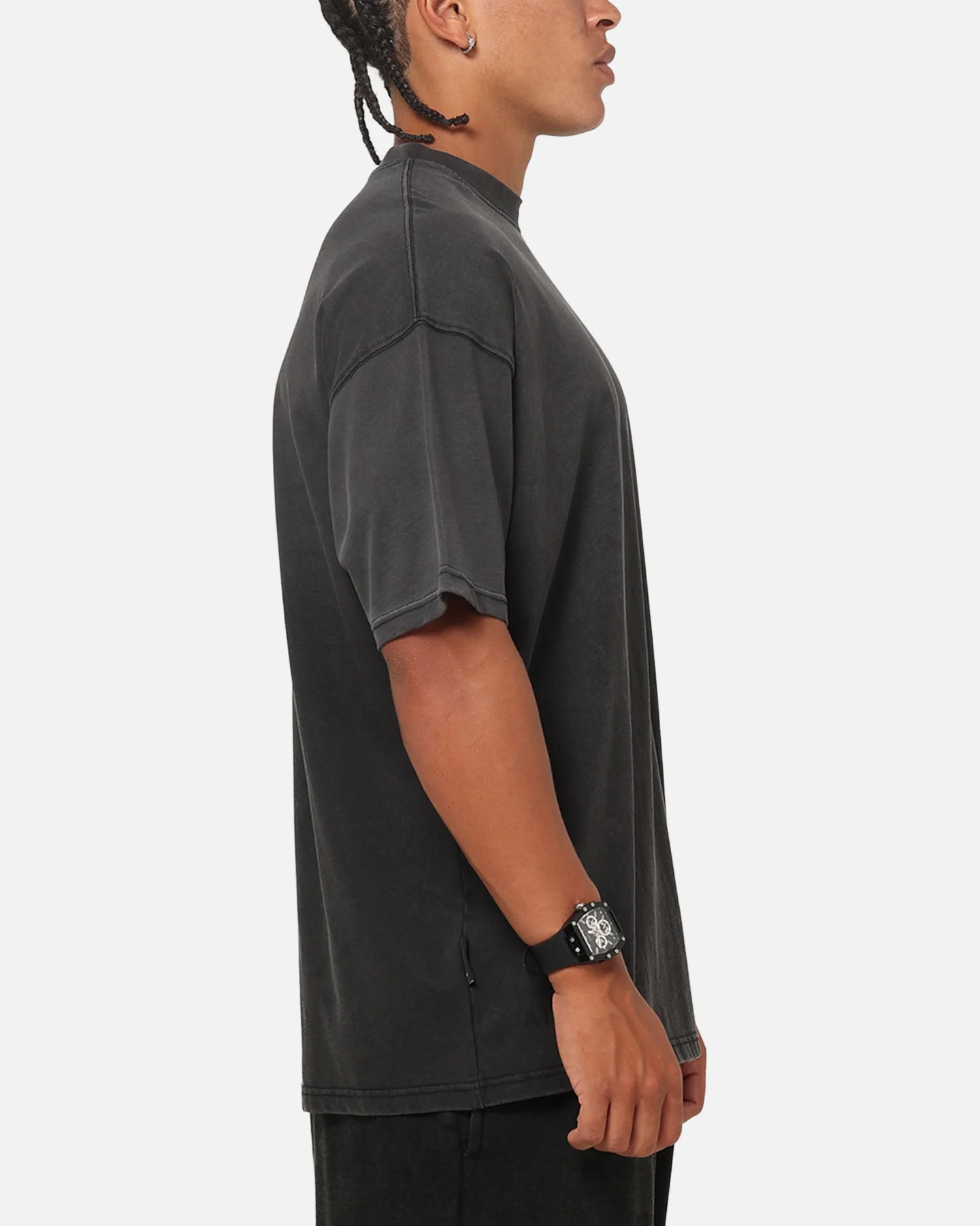 Saint Morta Athltc R3 Boxy T-Shirt Washed Black - Image 5