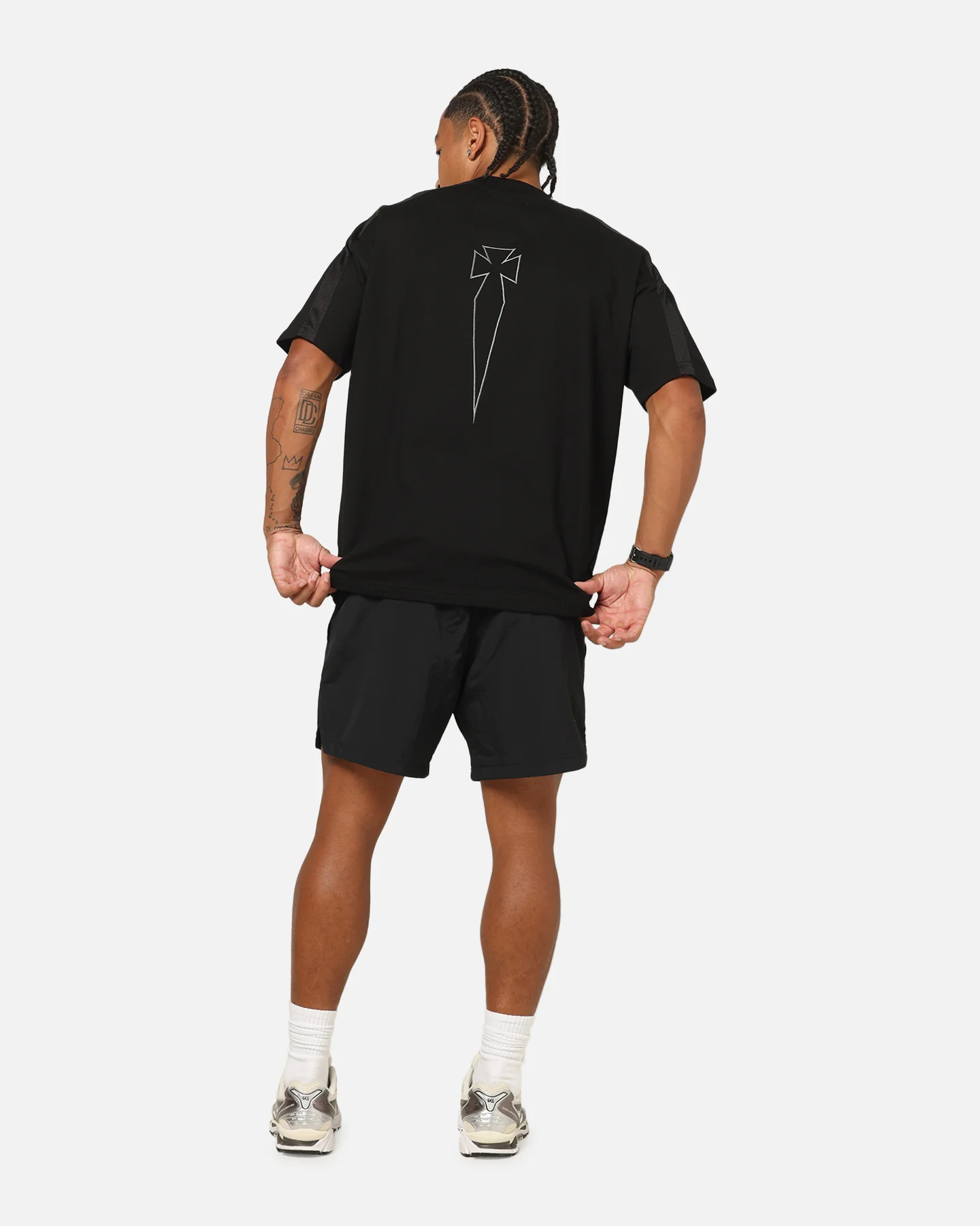 Saint Morta Athltc Recon T-Shirt Black - Image 4