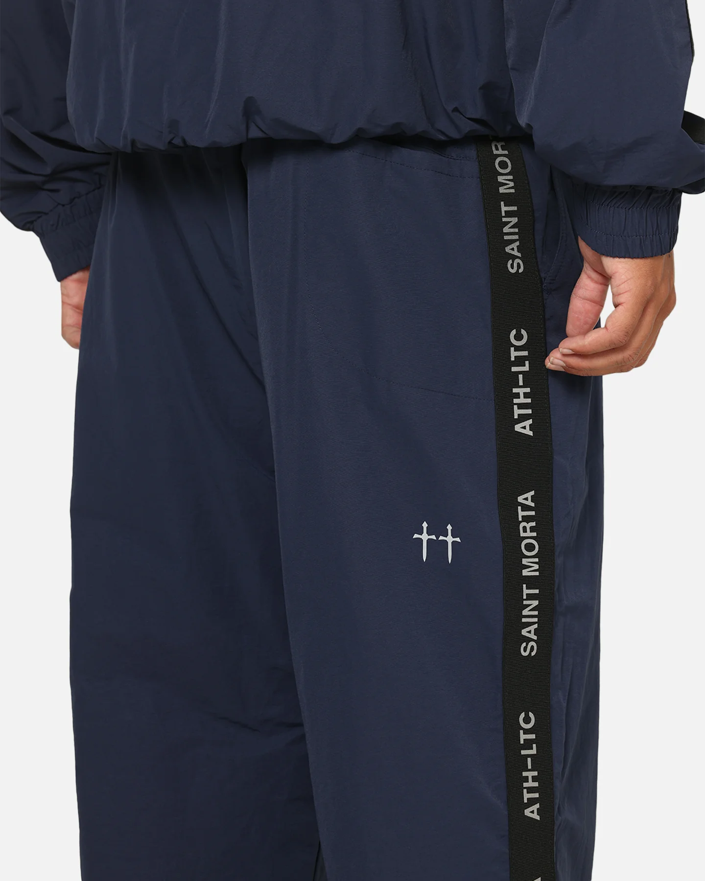 Saint Morta Athltc Track Joggers Dark Royal - Image 4