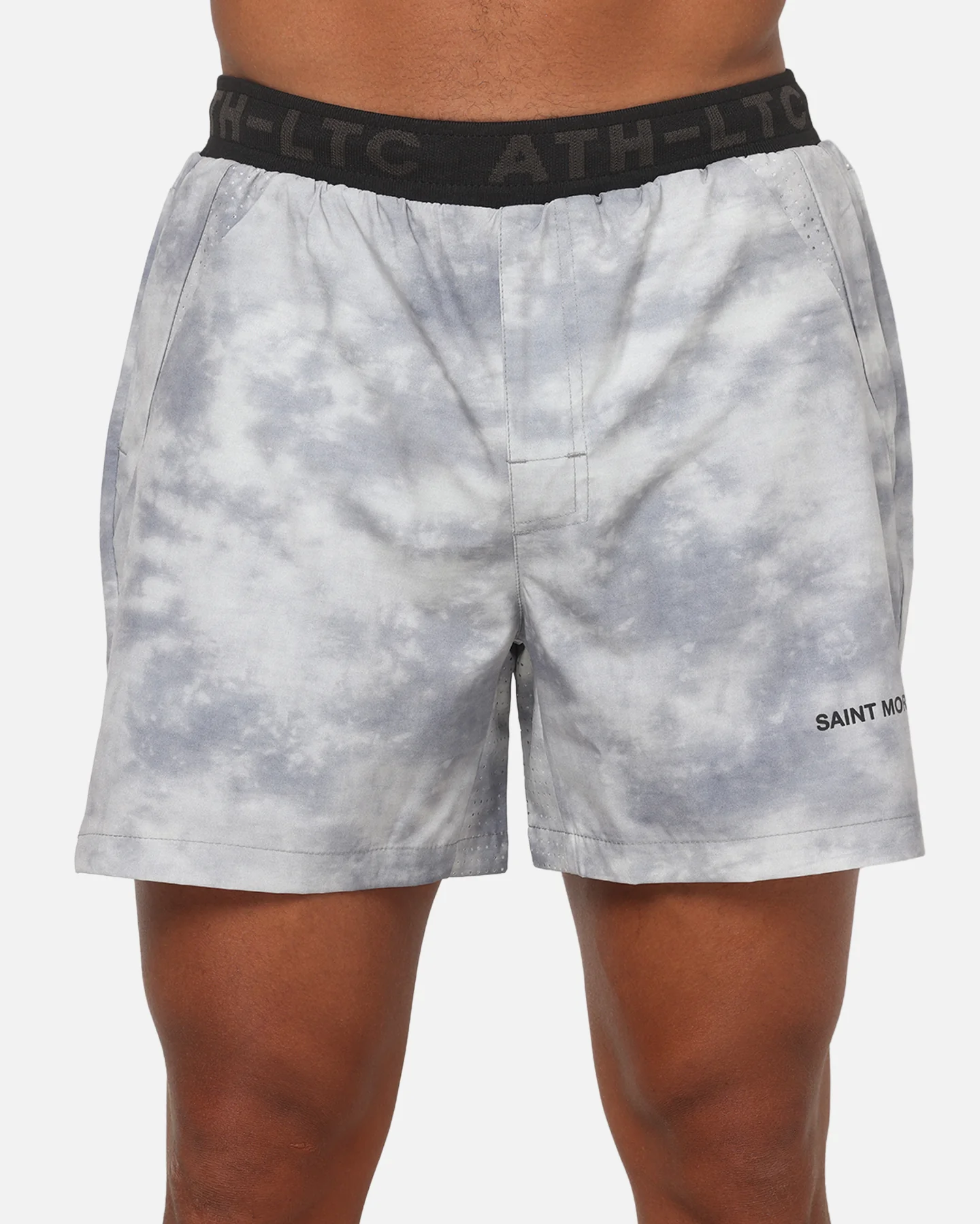 Saint Morta Athltc Training Shorts Concrete - Image 7