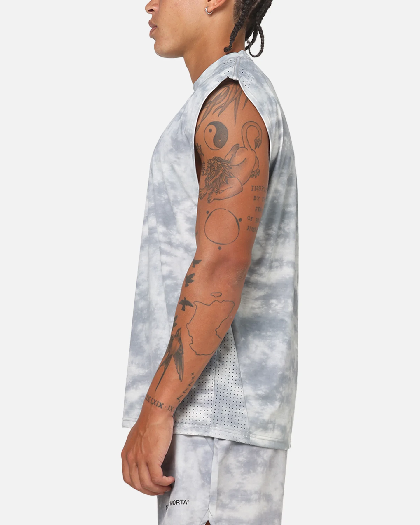 Saint Morta Athltc Training Singlet Concrete - Image 5