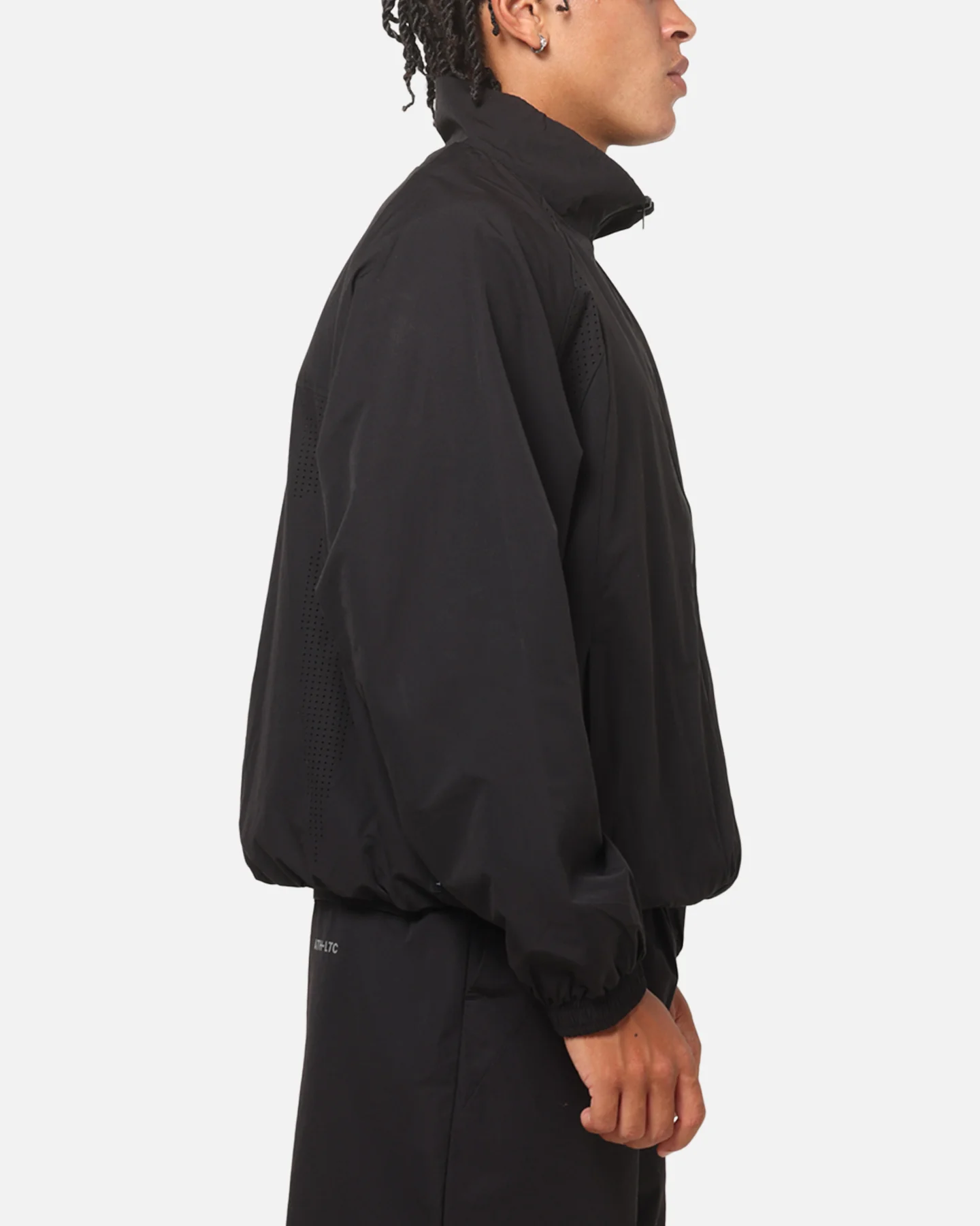 Saint Morta Athltc Windbreaker Jacket Black - Image 4