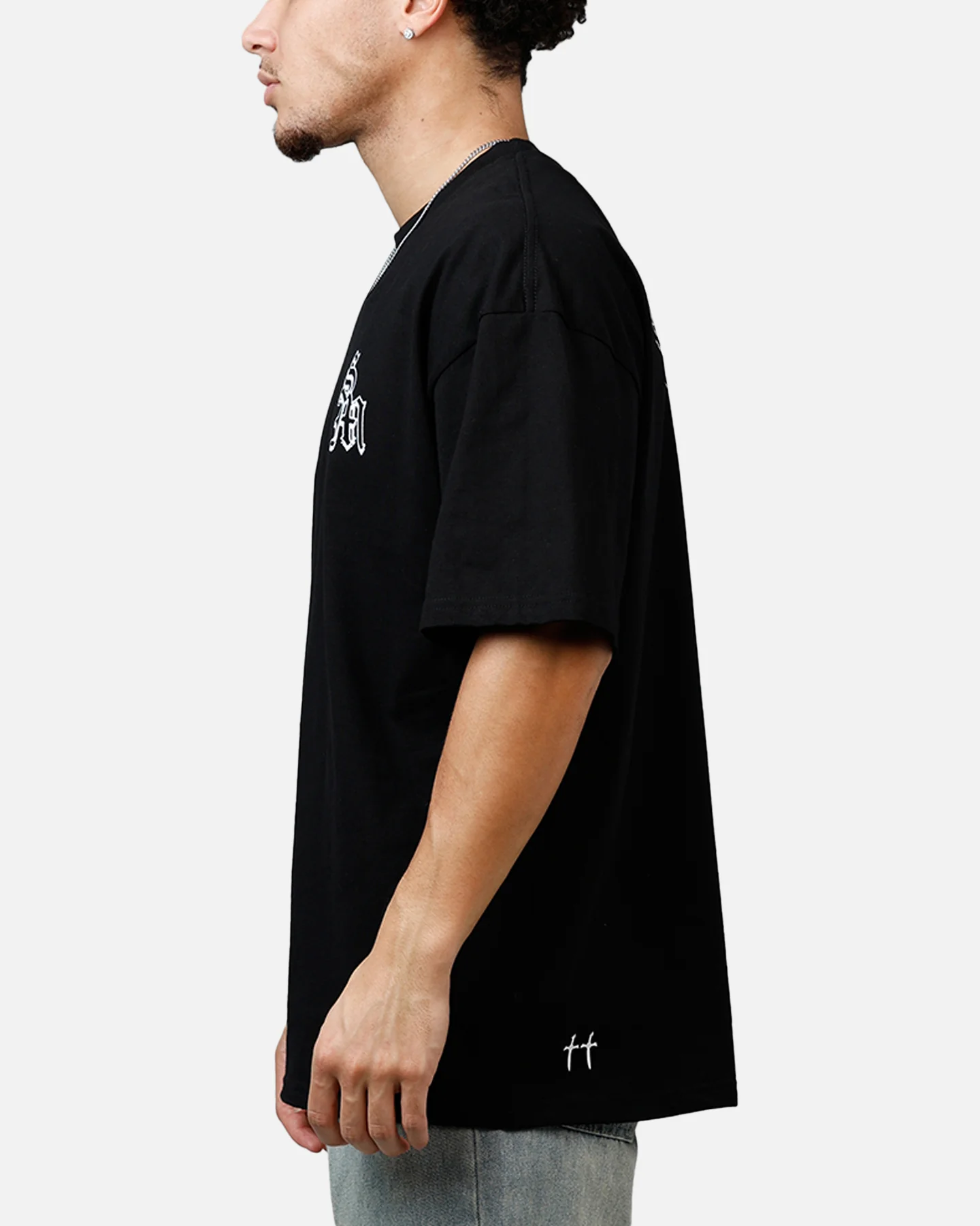 Saint Morta Augustine T-Shirt Black - Image 5